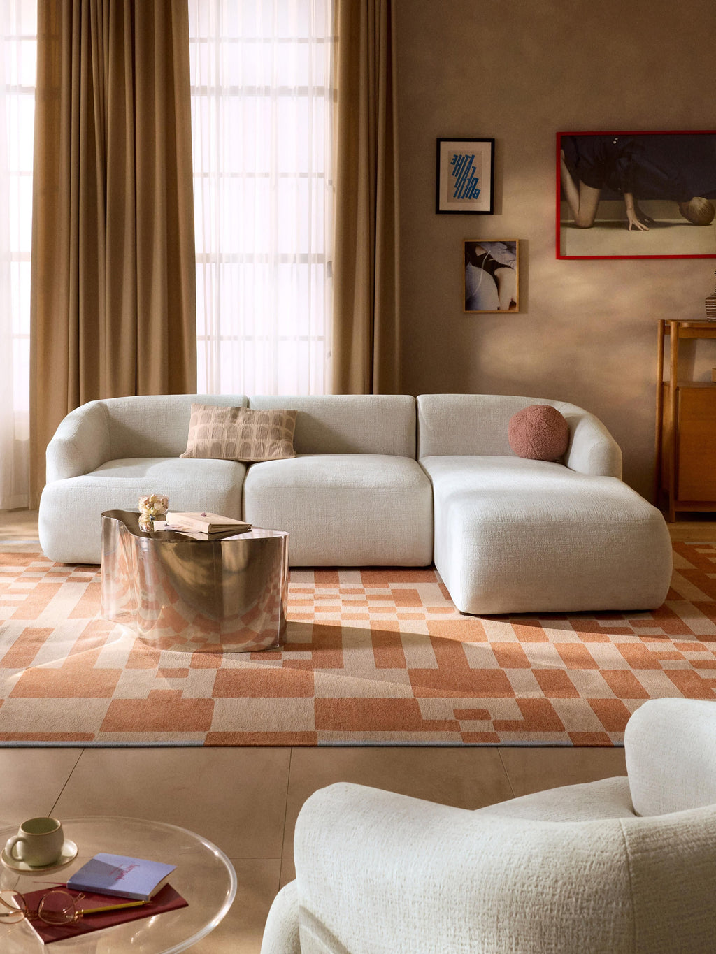 Sofia Modular Corner Sofa (4-seater)