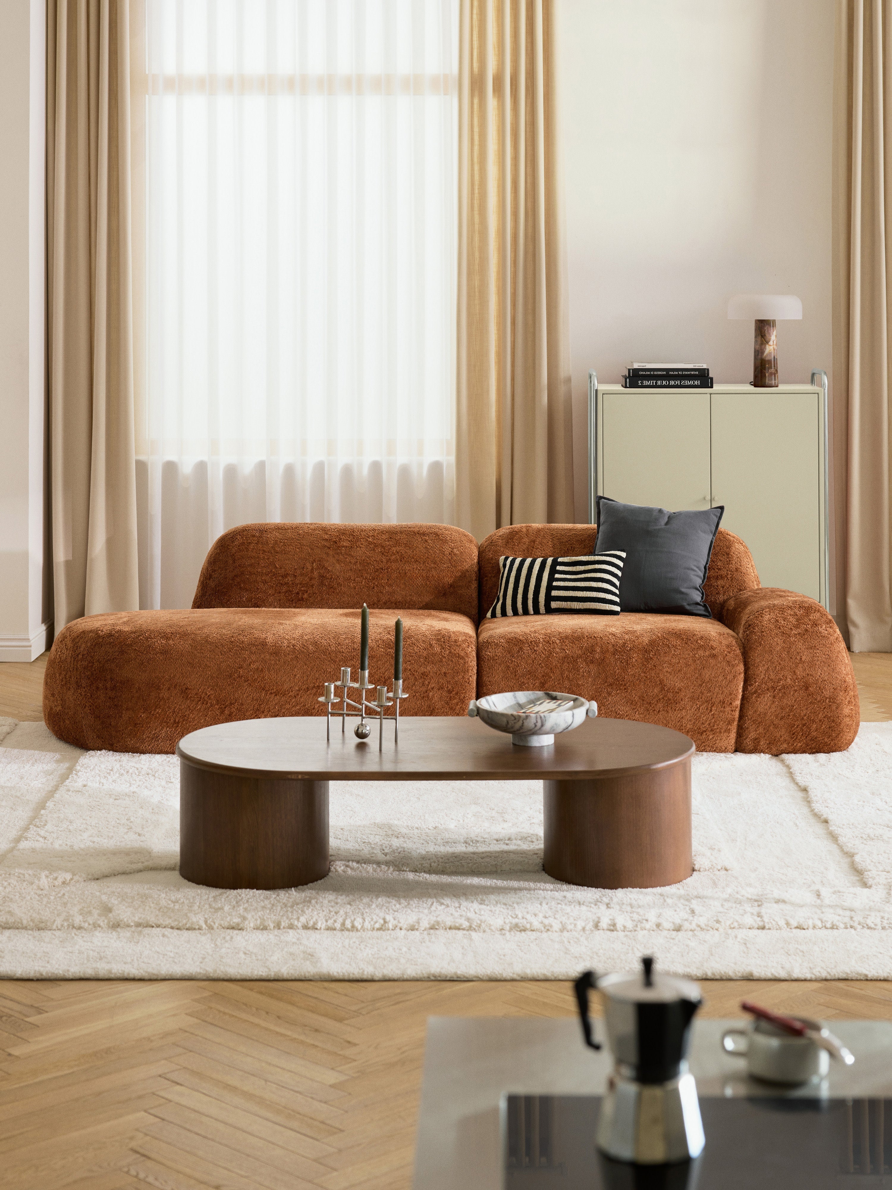 Wolke Teddy Bouclé Chaise Module