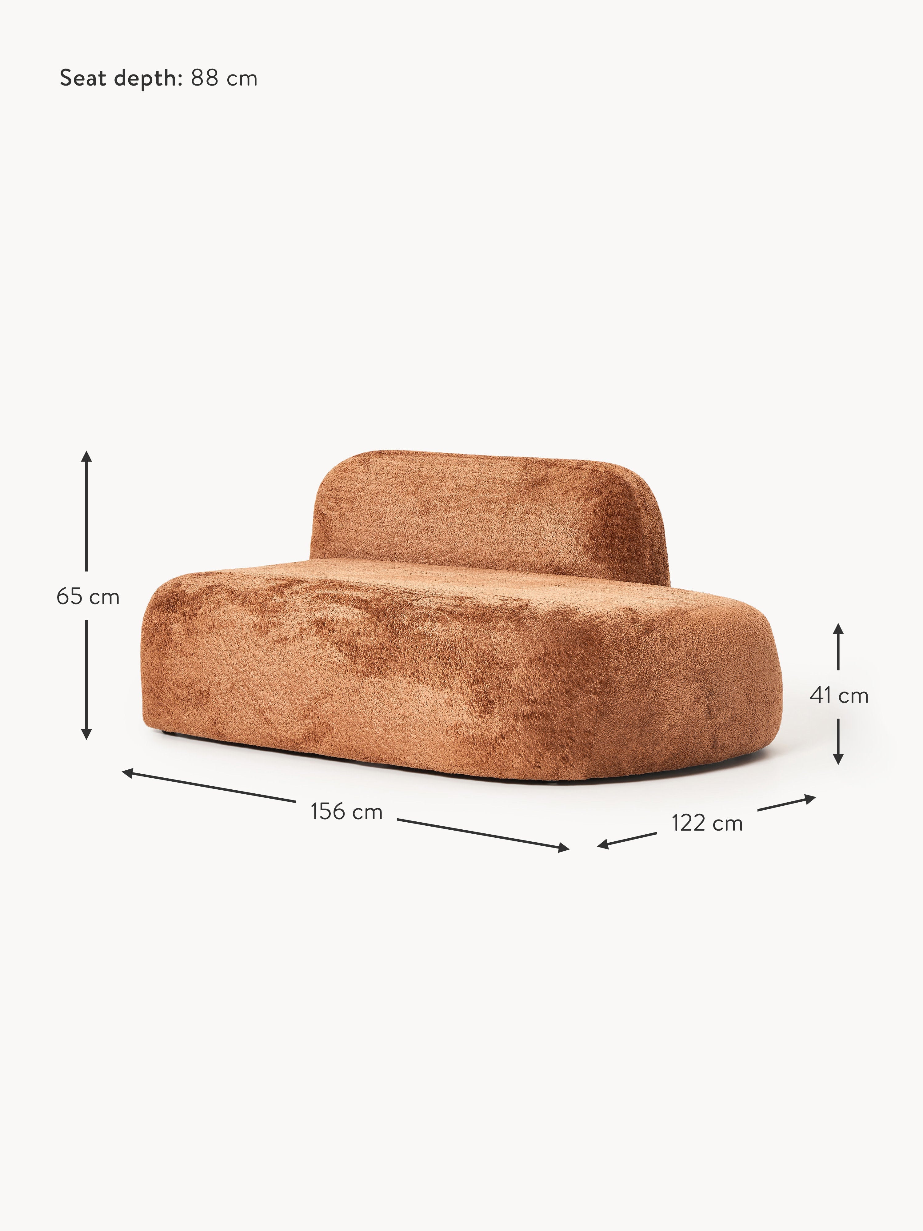 Wolke Teddy Bouclé Chaise Module