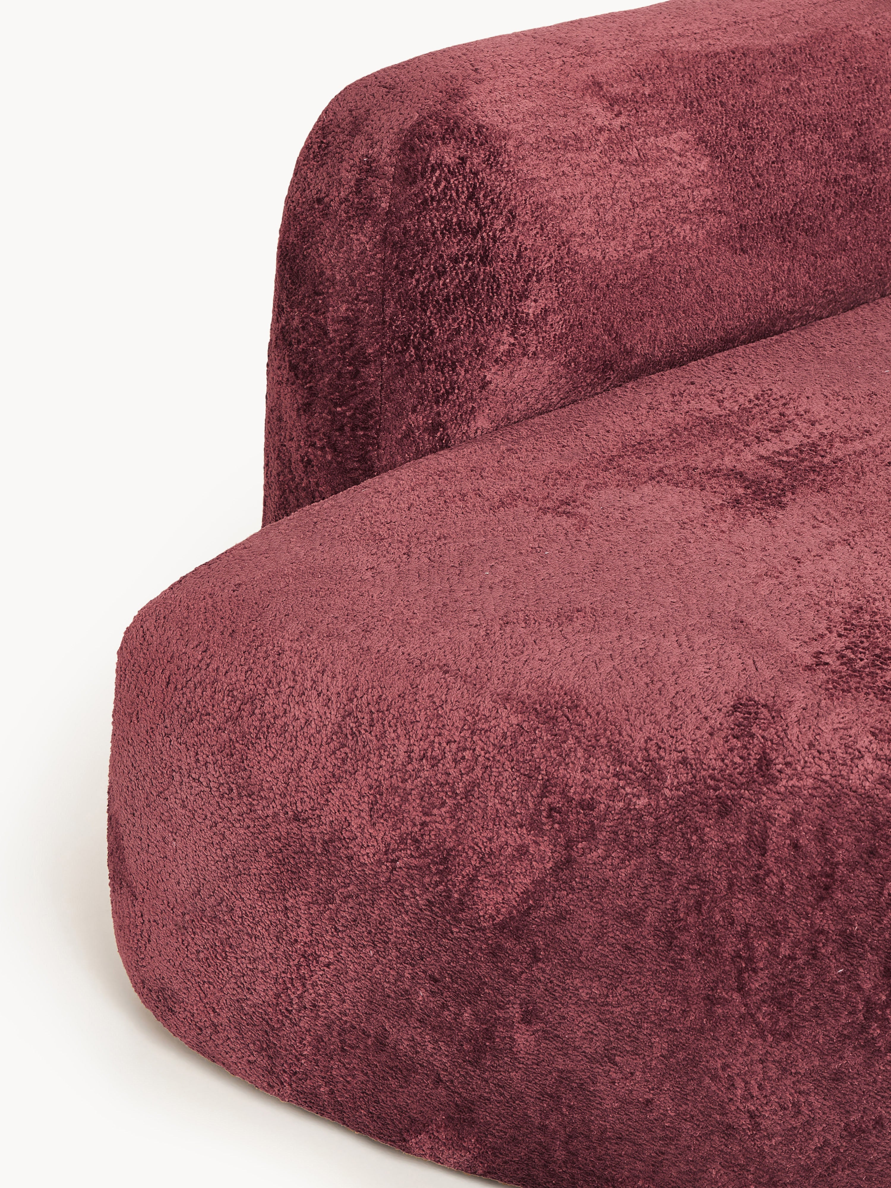 Wolke Modular Teddy Bouclé Corner Sofa (4-seater) with Chaise End