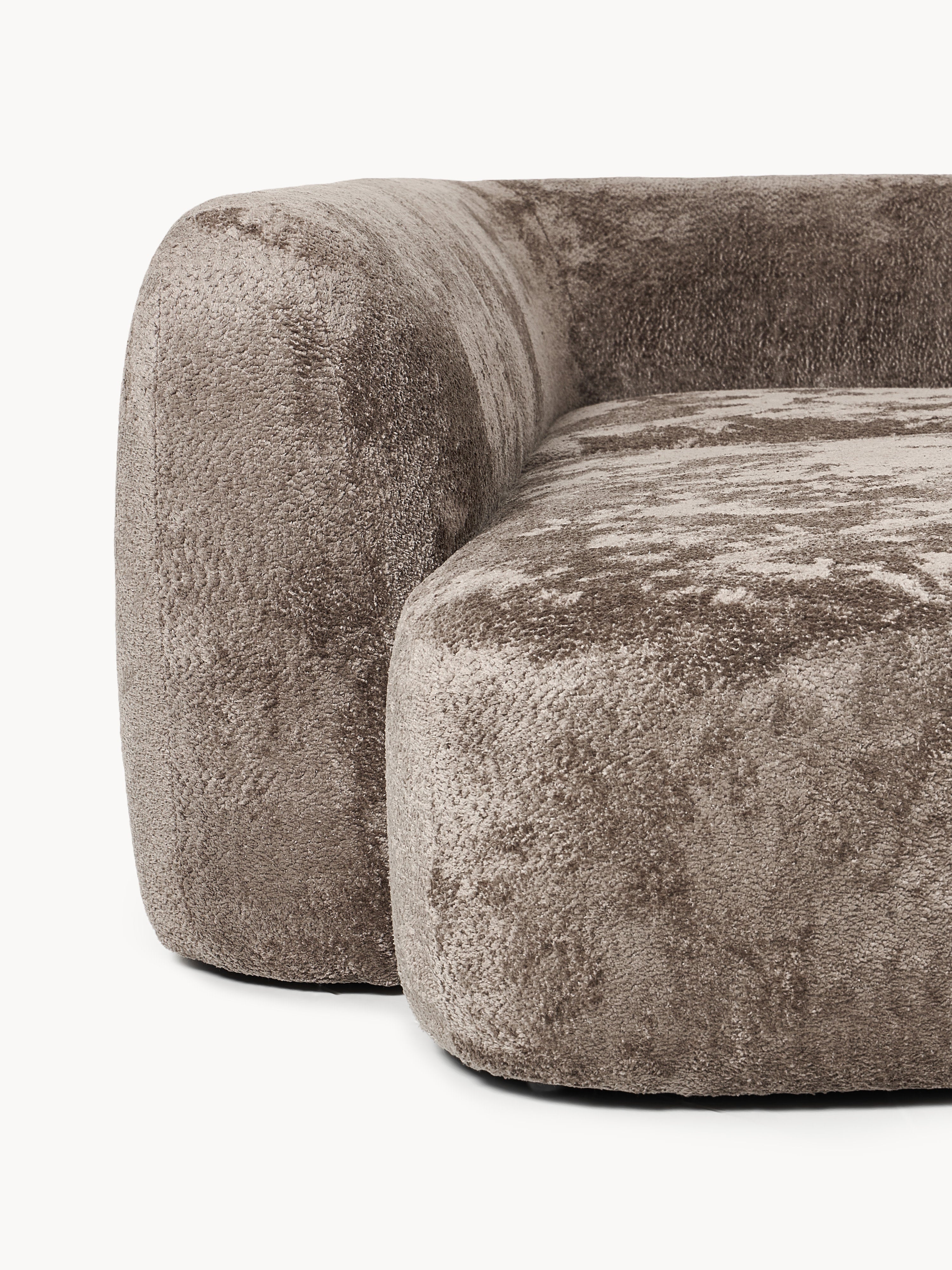 Wolke Modular Teddy Bouclé Corner Sofa (4-seater) with Chaise End