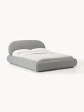 Gallery image 1 - Upholstered Bouclé Bed Alba with Storage