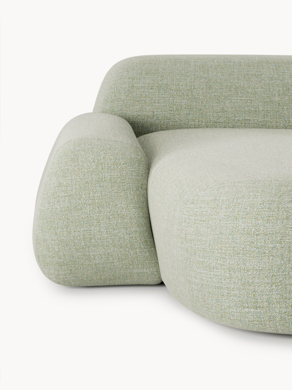 Wolke Bouclé Chaise Corner Module