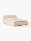 Gallery image 1 - Upholstered Bouclé Bed Alba