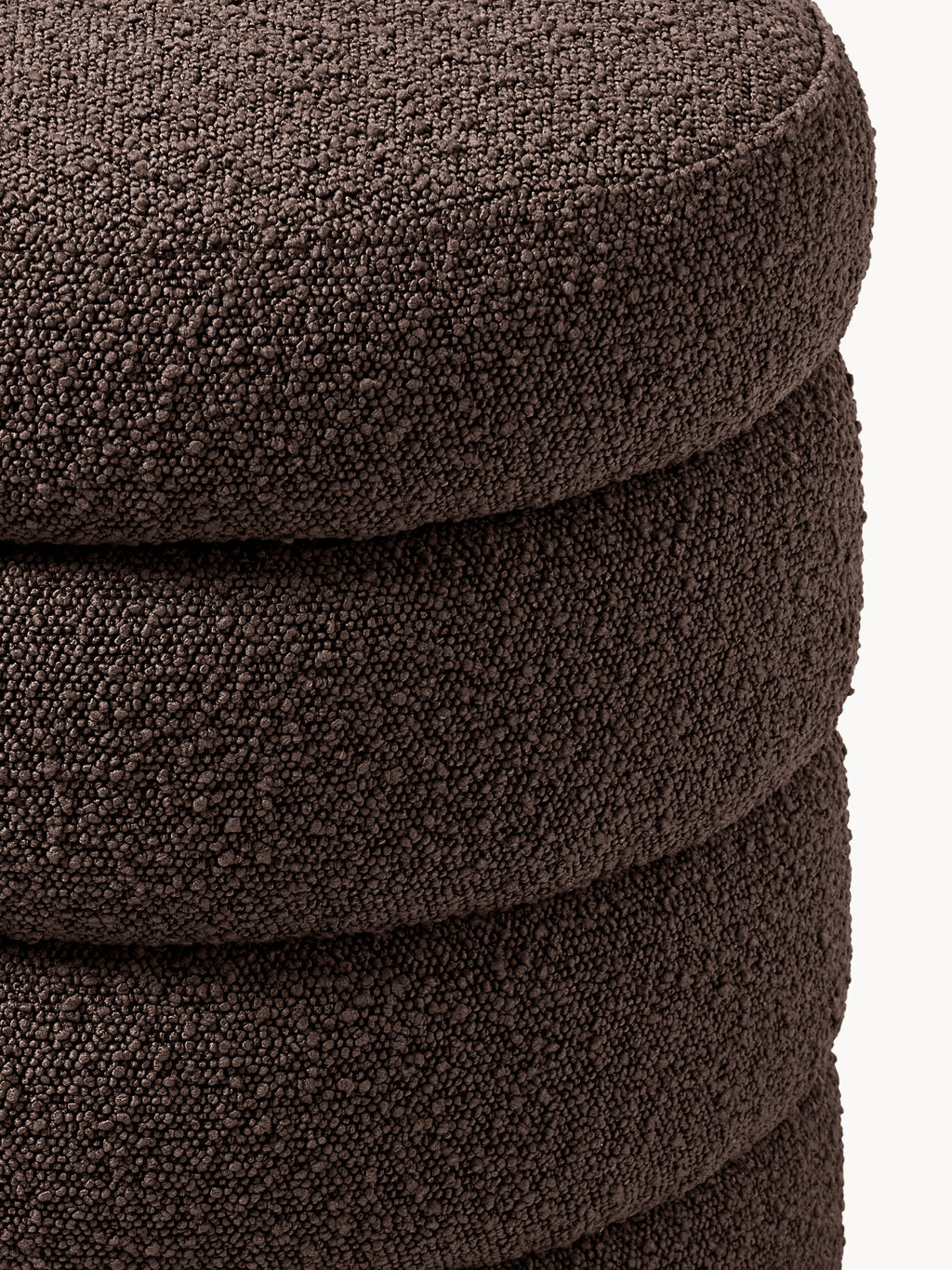 Alto Bouclé Upholstered Bench with Storage Space