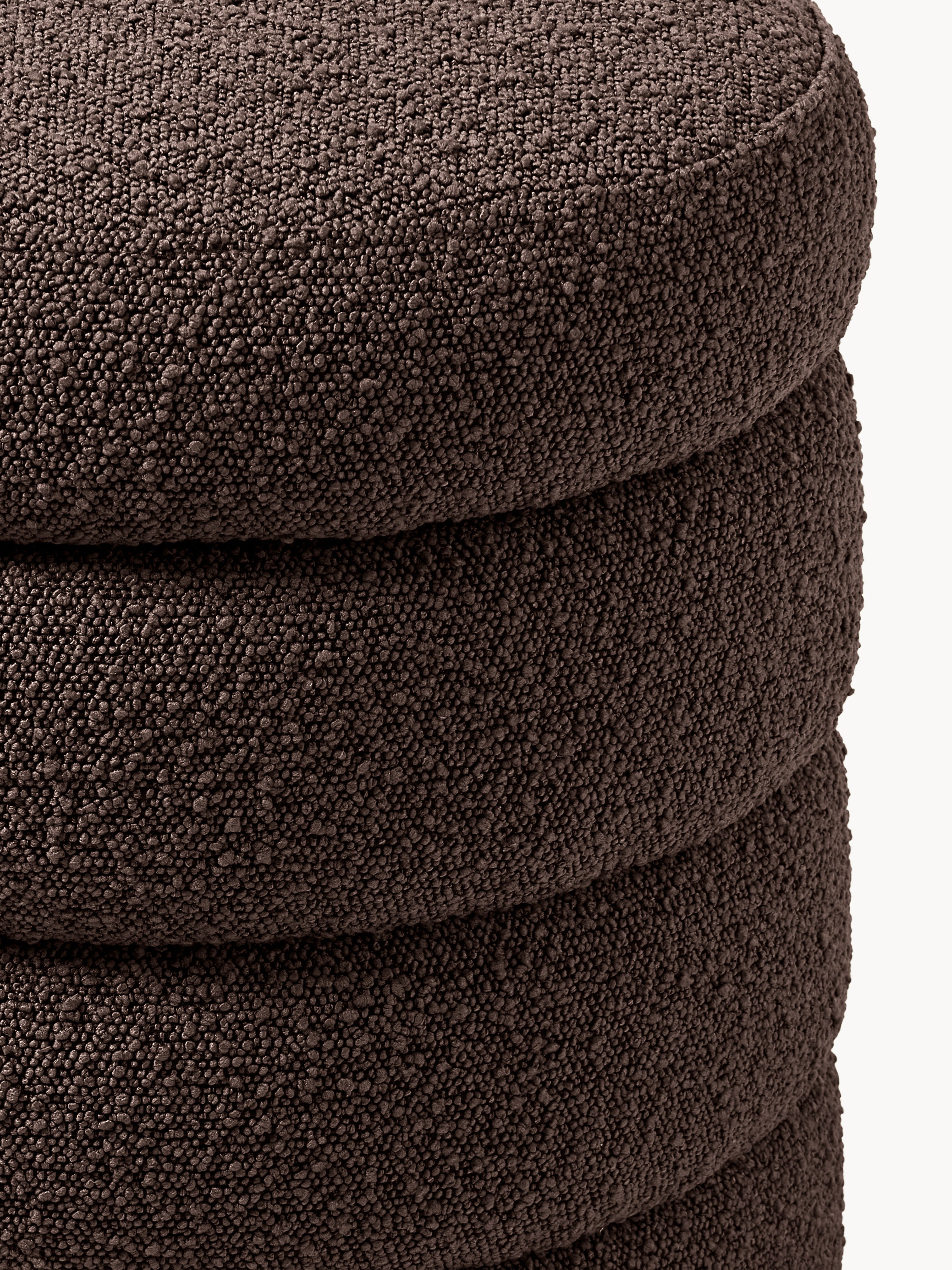Alto Bouclé Upholstered Bench with Storage Space