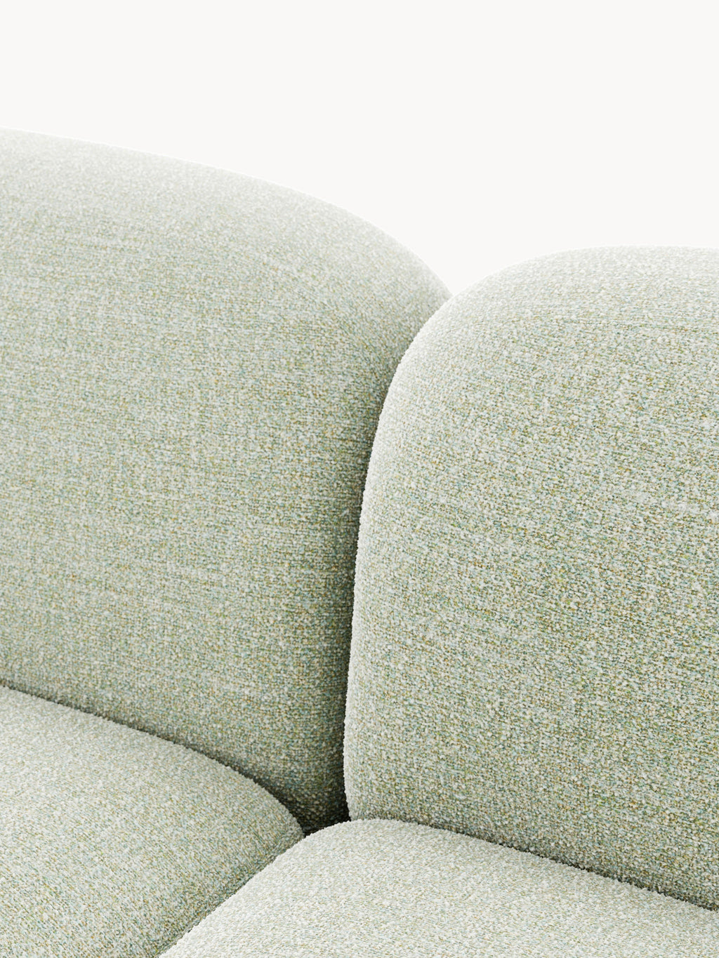 Wolke Modular Bouclé Corner Sofa (4-seater)
