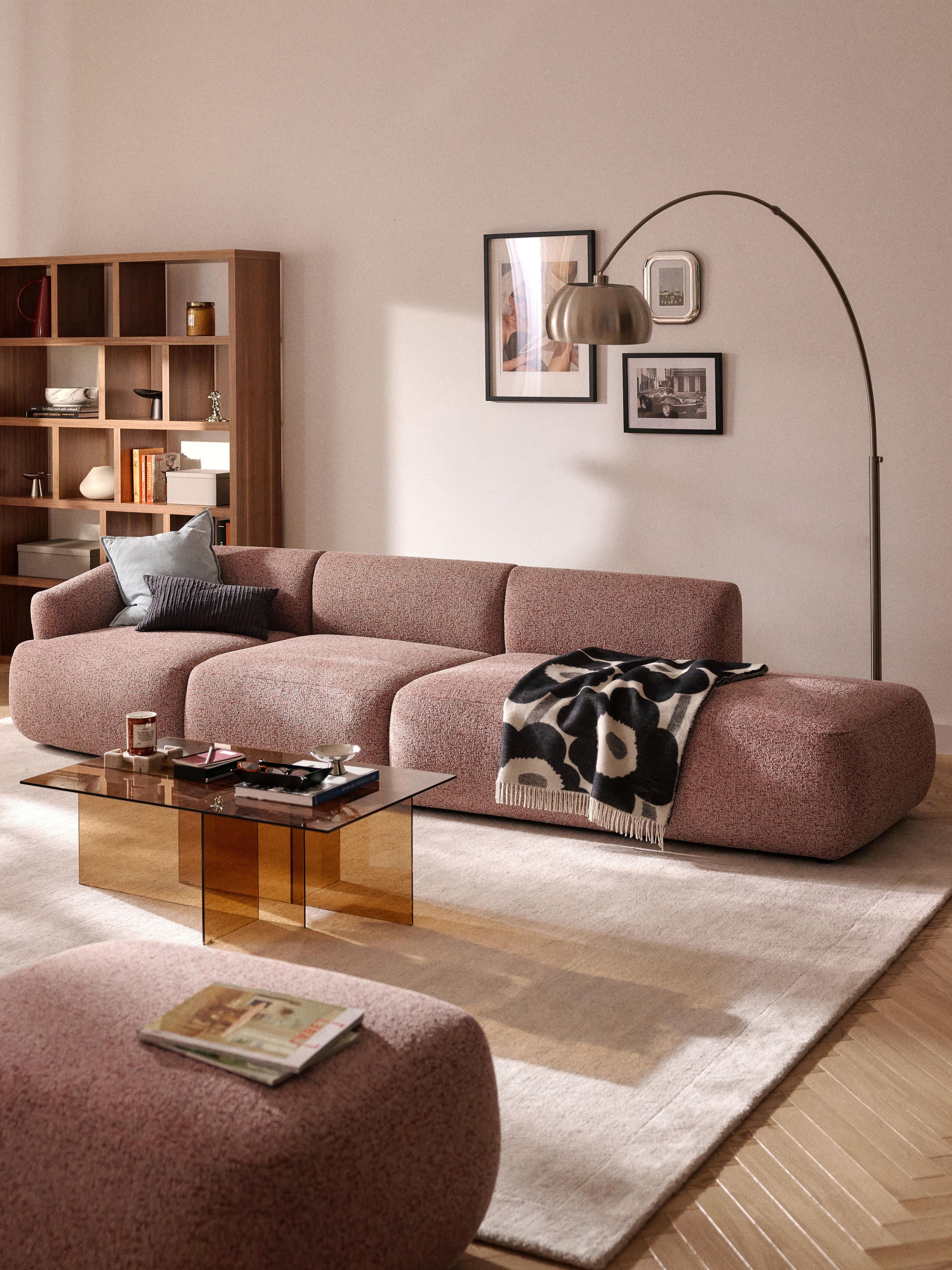 Sofia Modular Bouclé Chaise (4-seater)