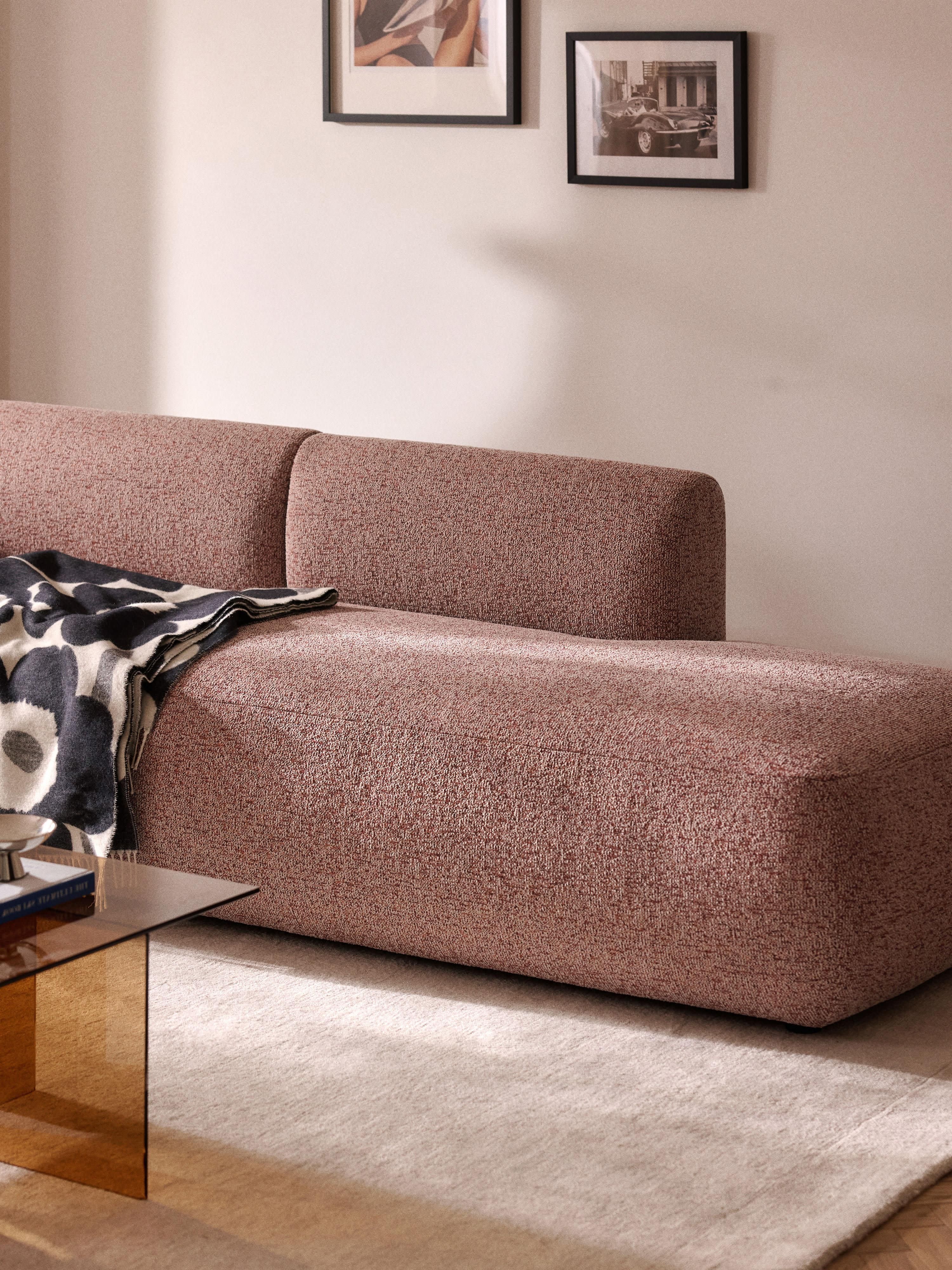 Sofia Modular Bouclé Chaise (4-seater)