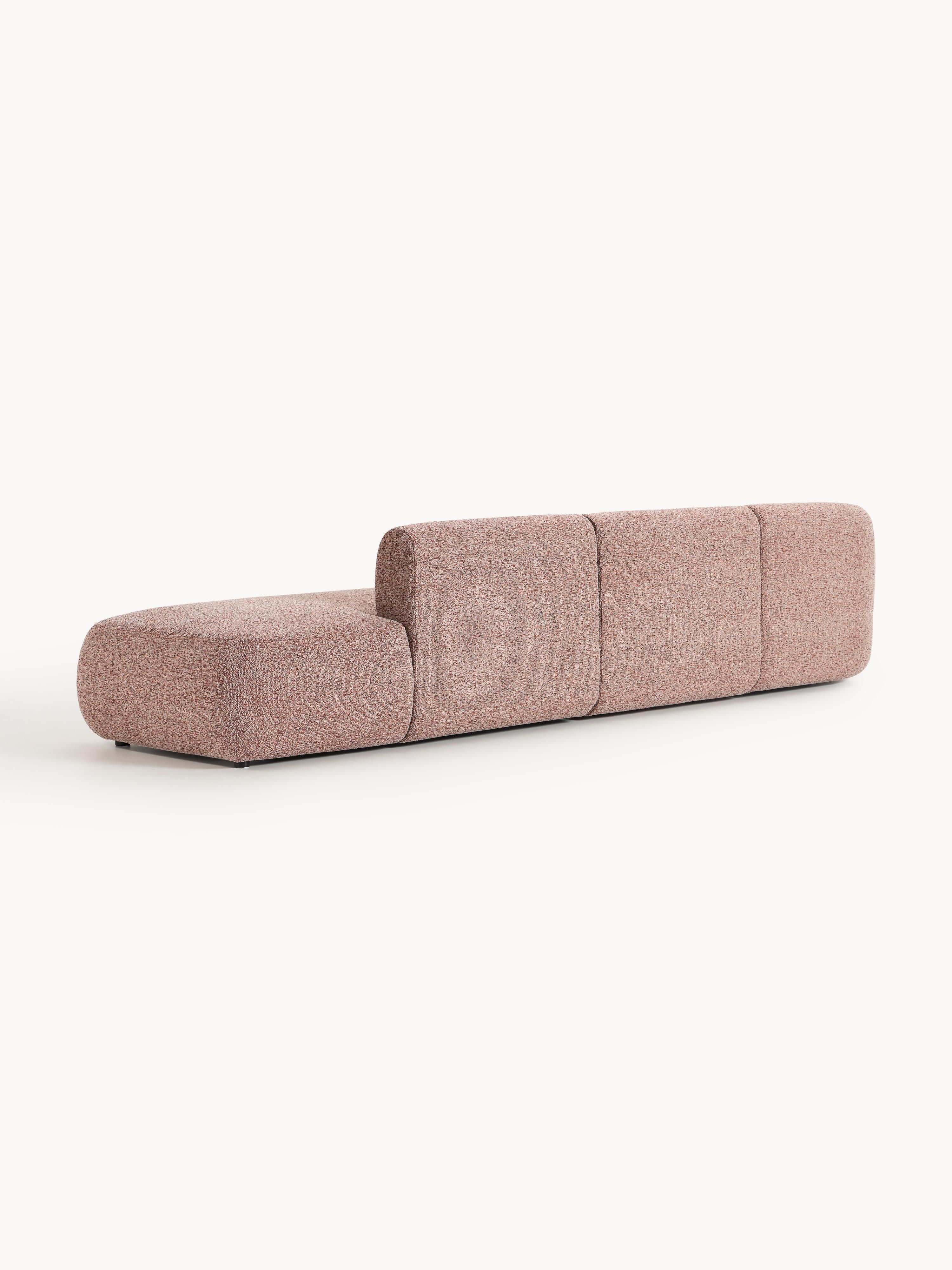 Sofia Modular Bouclé Chaise (4-seater)
