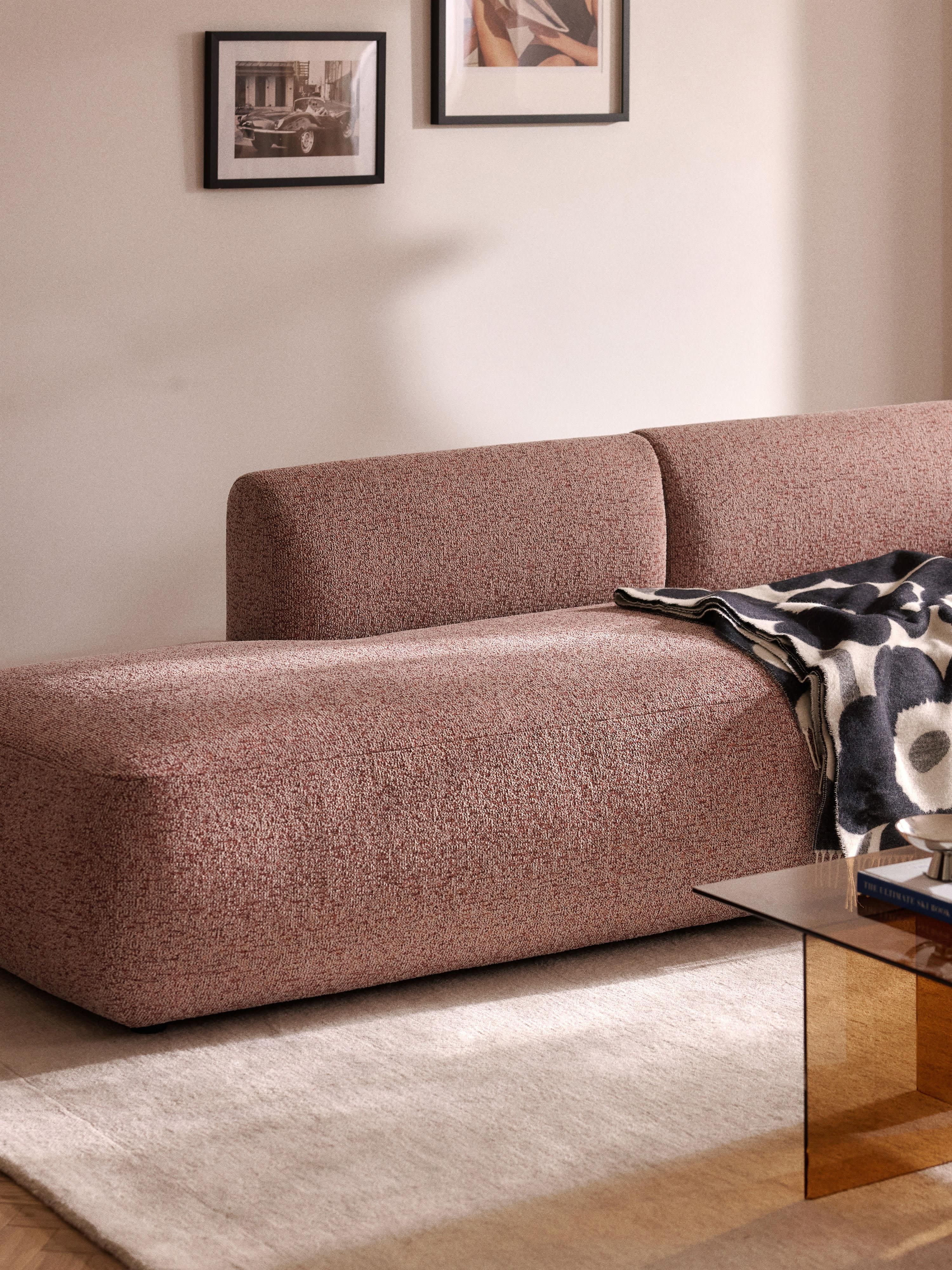 Sofia Modular Bouclé Chaise (4-seater)
