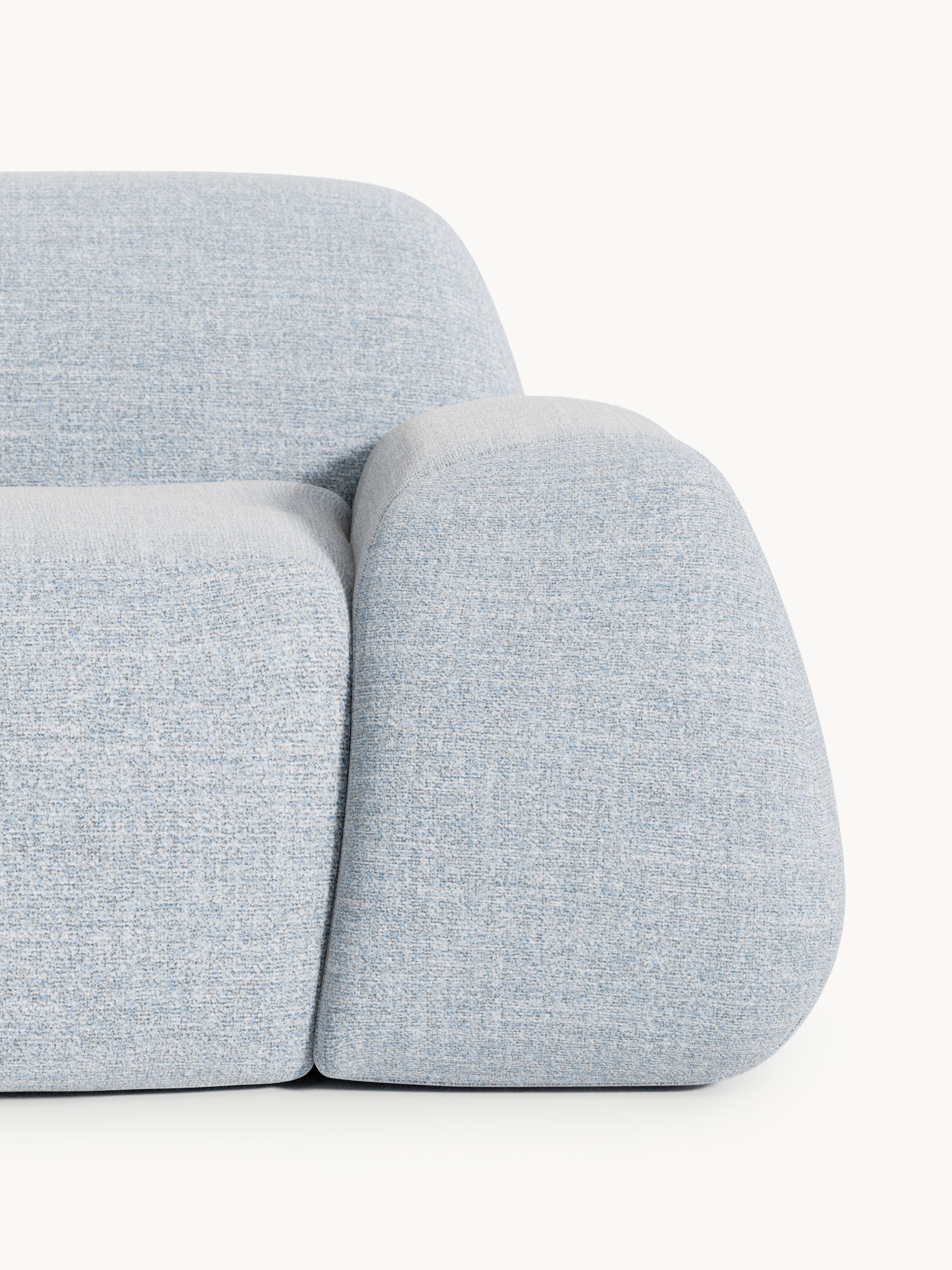 Wolke Modular Bouclé Chaise (3-seater)