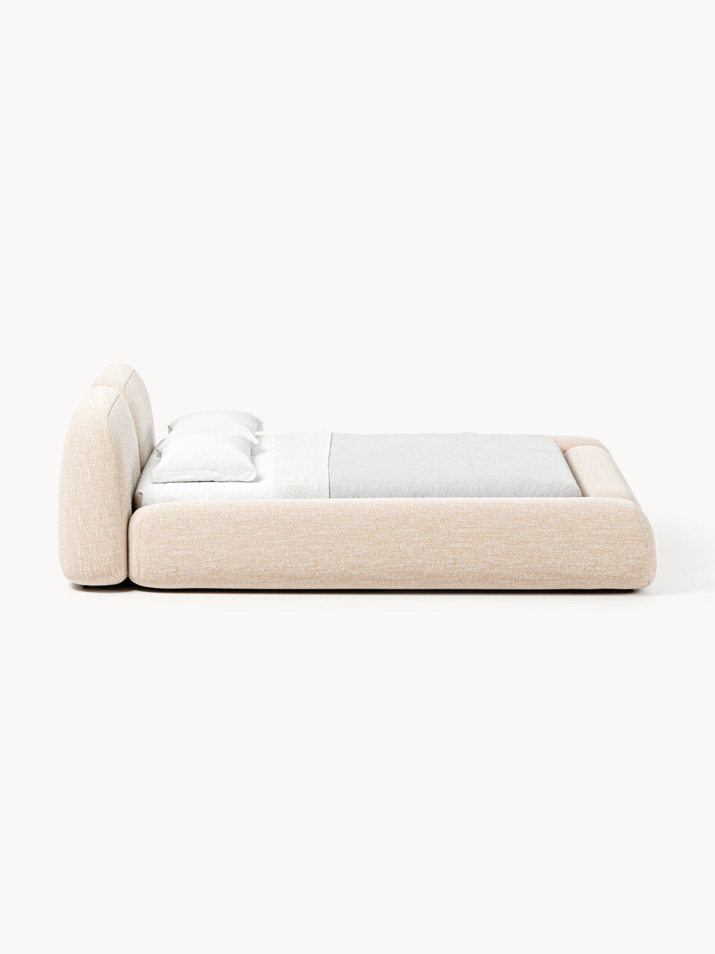 Wolke Upholstered Bouclé Bed