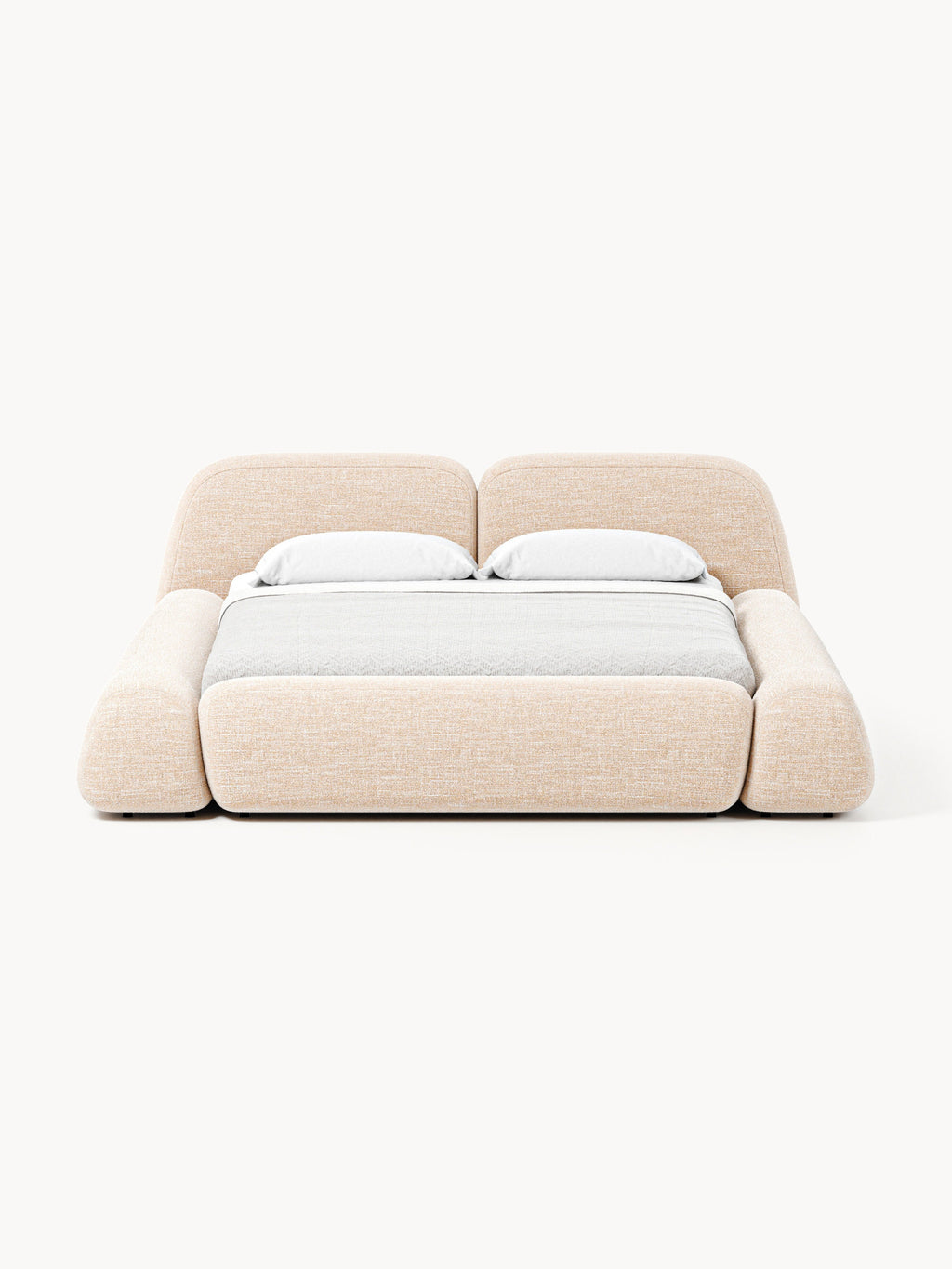 Wolke Upholstered Bouclé Bed