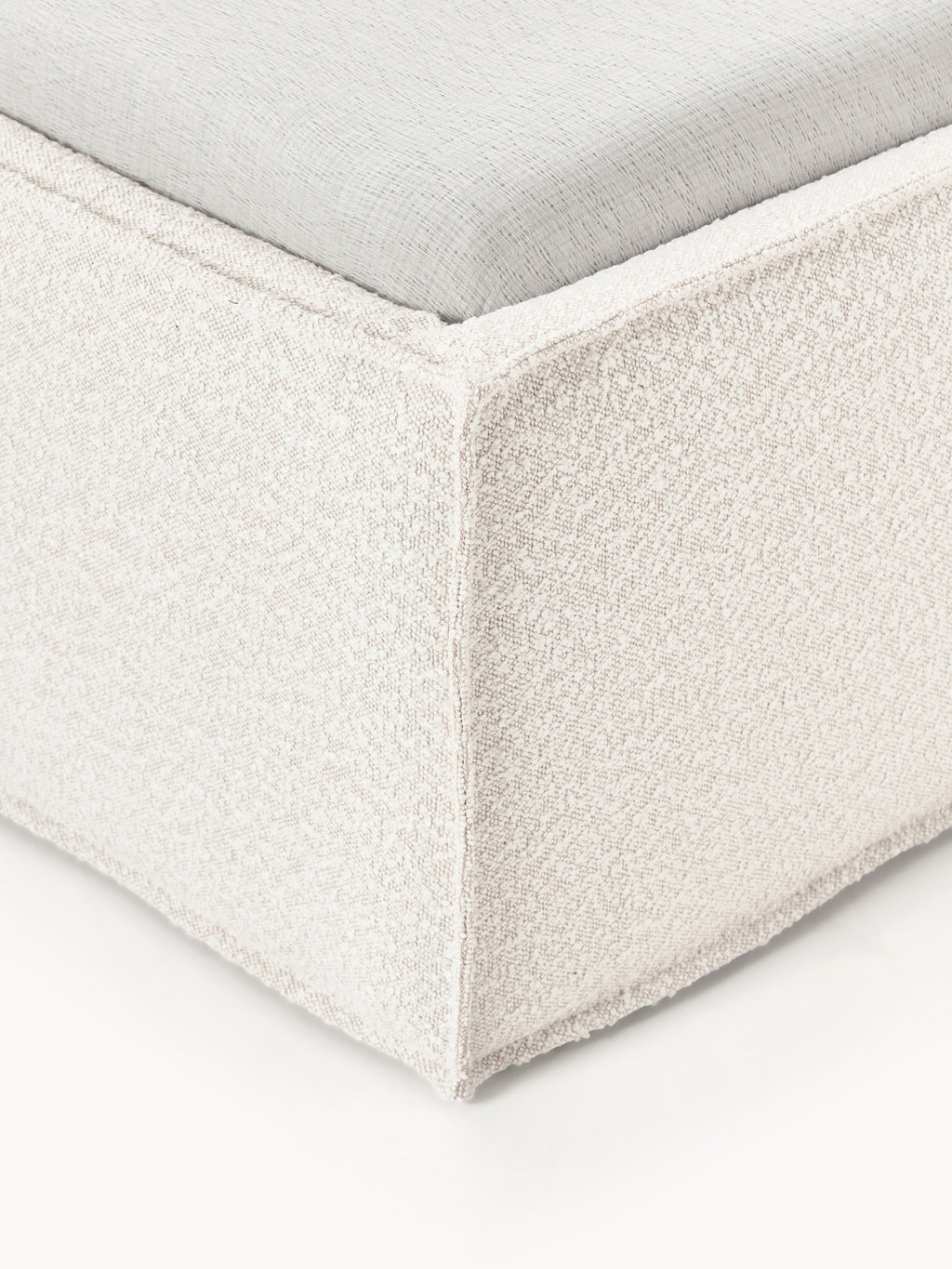 Dream Upholstered Bouclé Bed with Storage