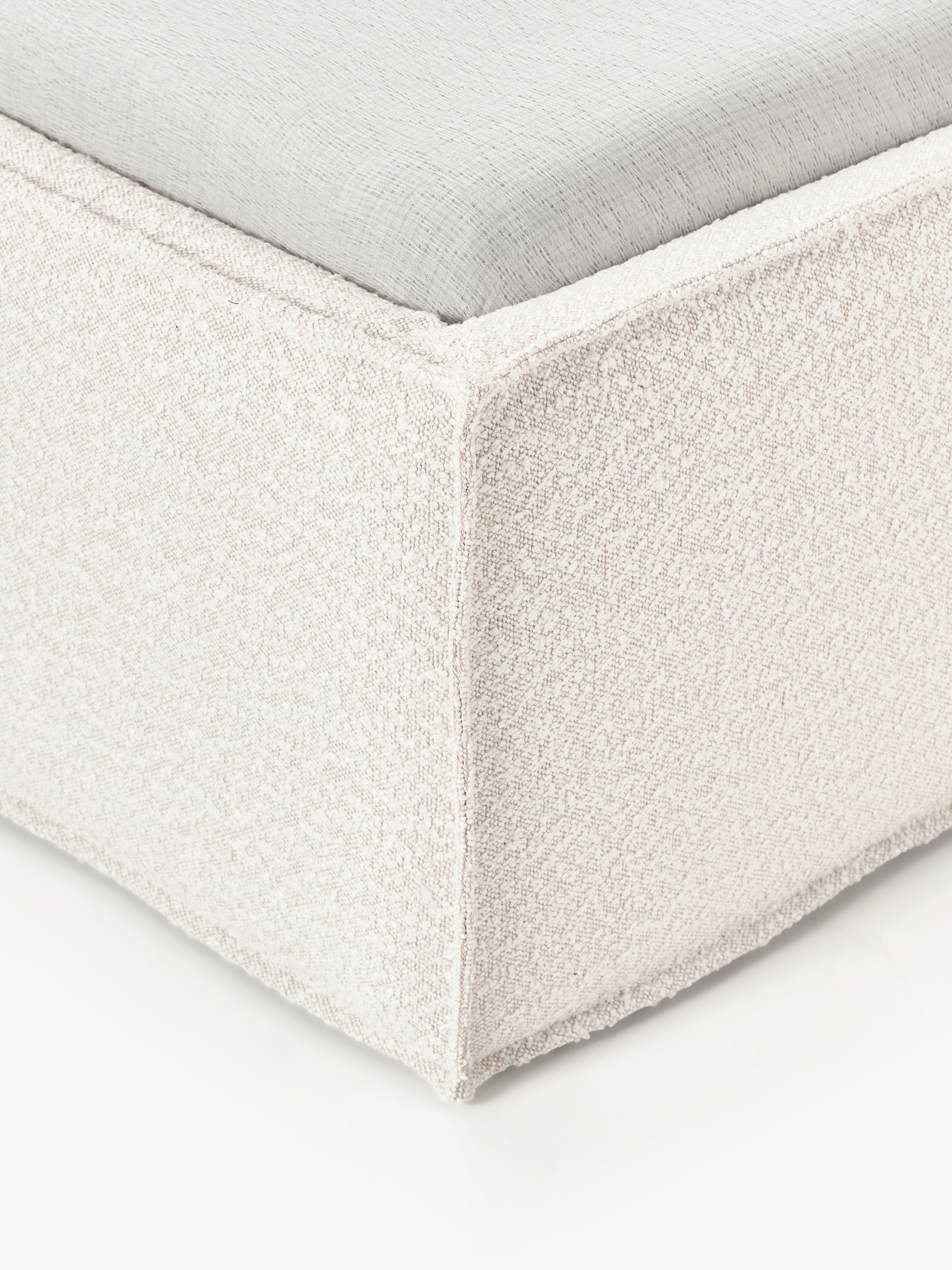Dream Upholstered Bouclé Bed with Storage