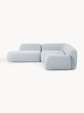 Gallery image 1 - Modular Bouclé Corner Sofa Wolke (4-seater) with Chaise End