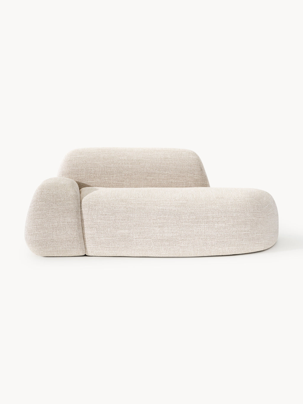 Wolke Bouclé Sofa (2-seater) with Chaise End