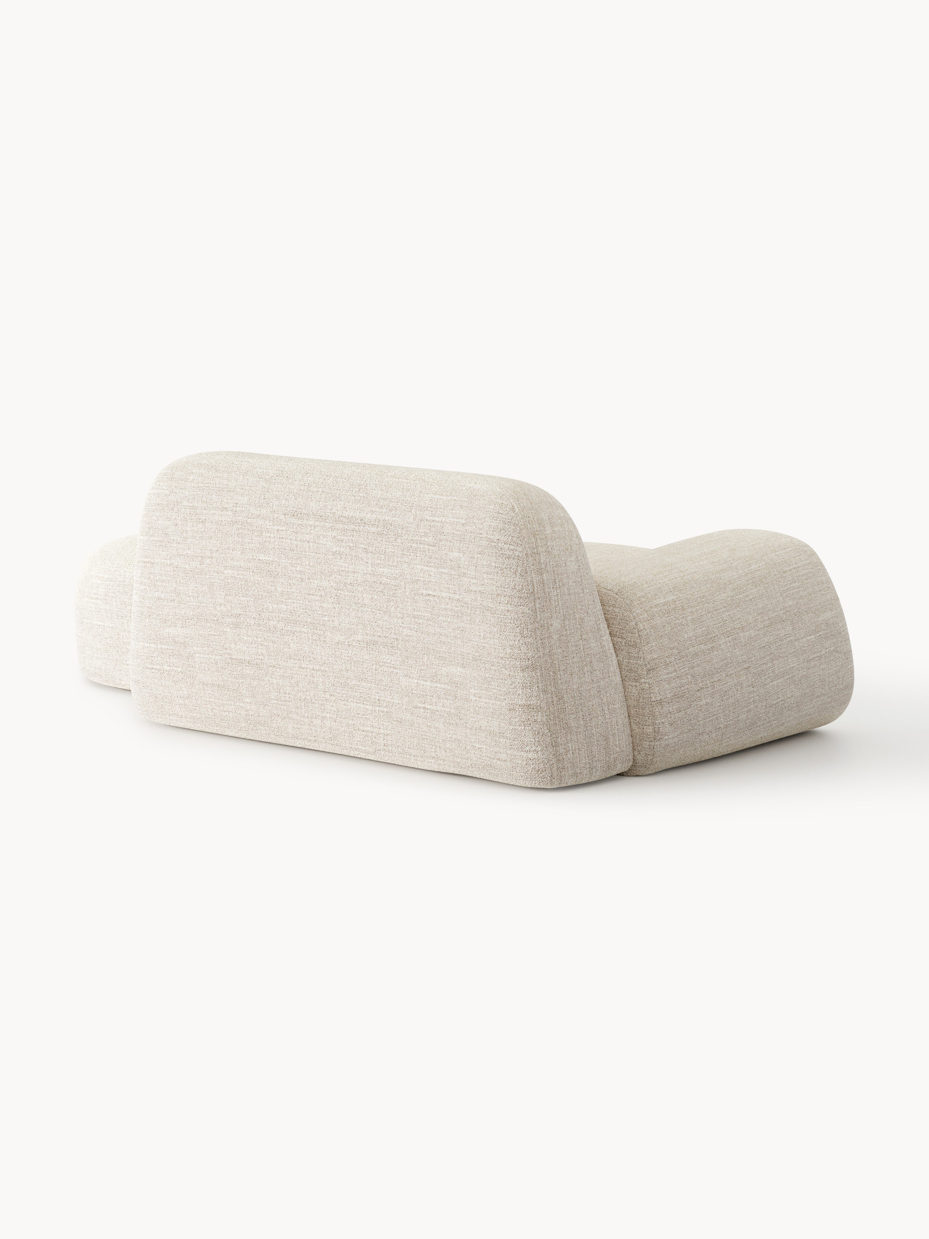 Wolke Bouclé Sofa (2-seater) with Chaise End