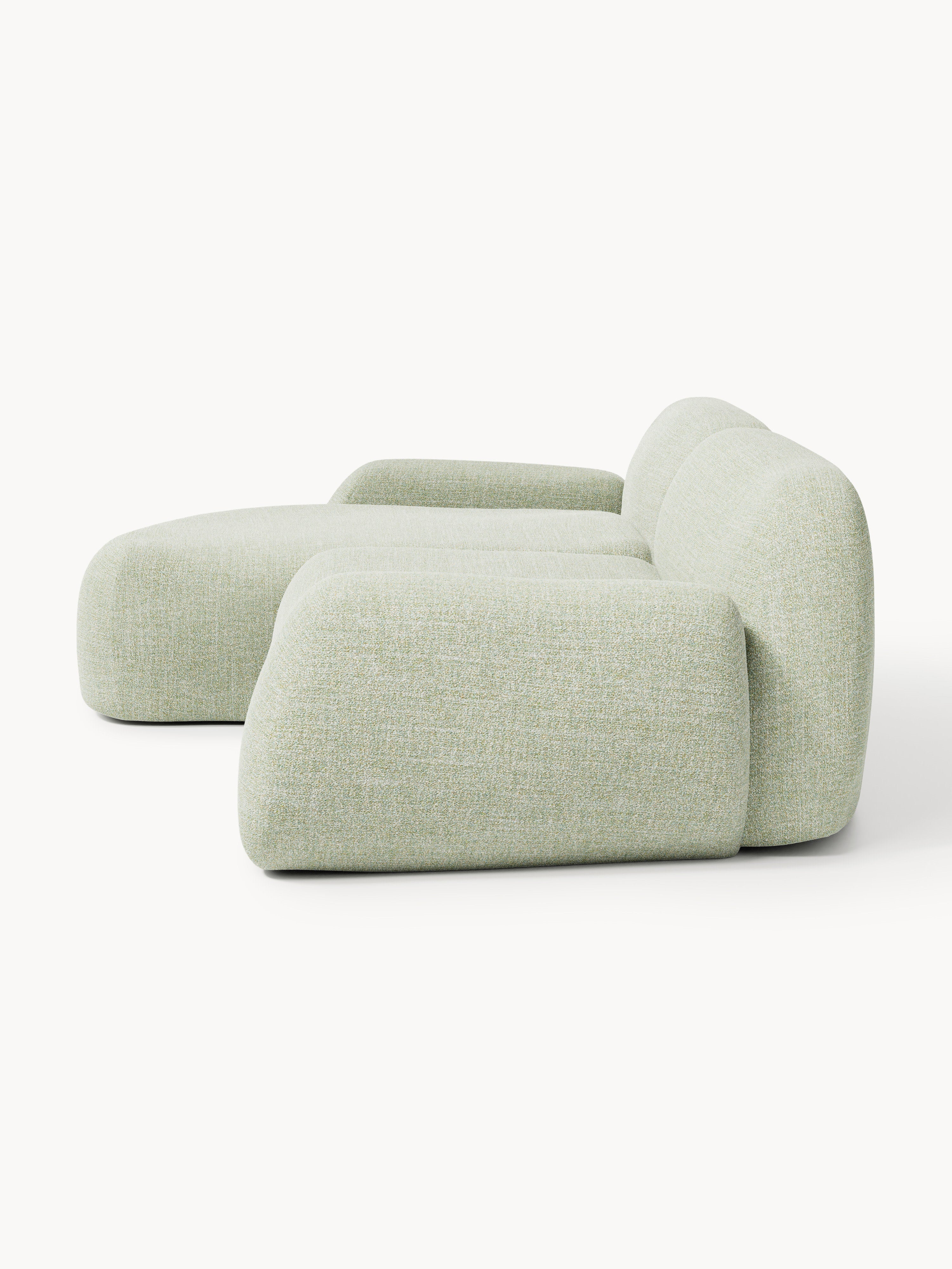 Wolke Modular Bouclé Corner Sofa (3-seater)