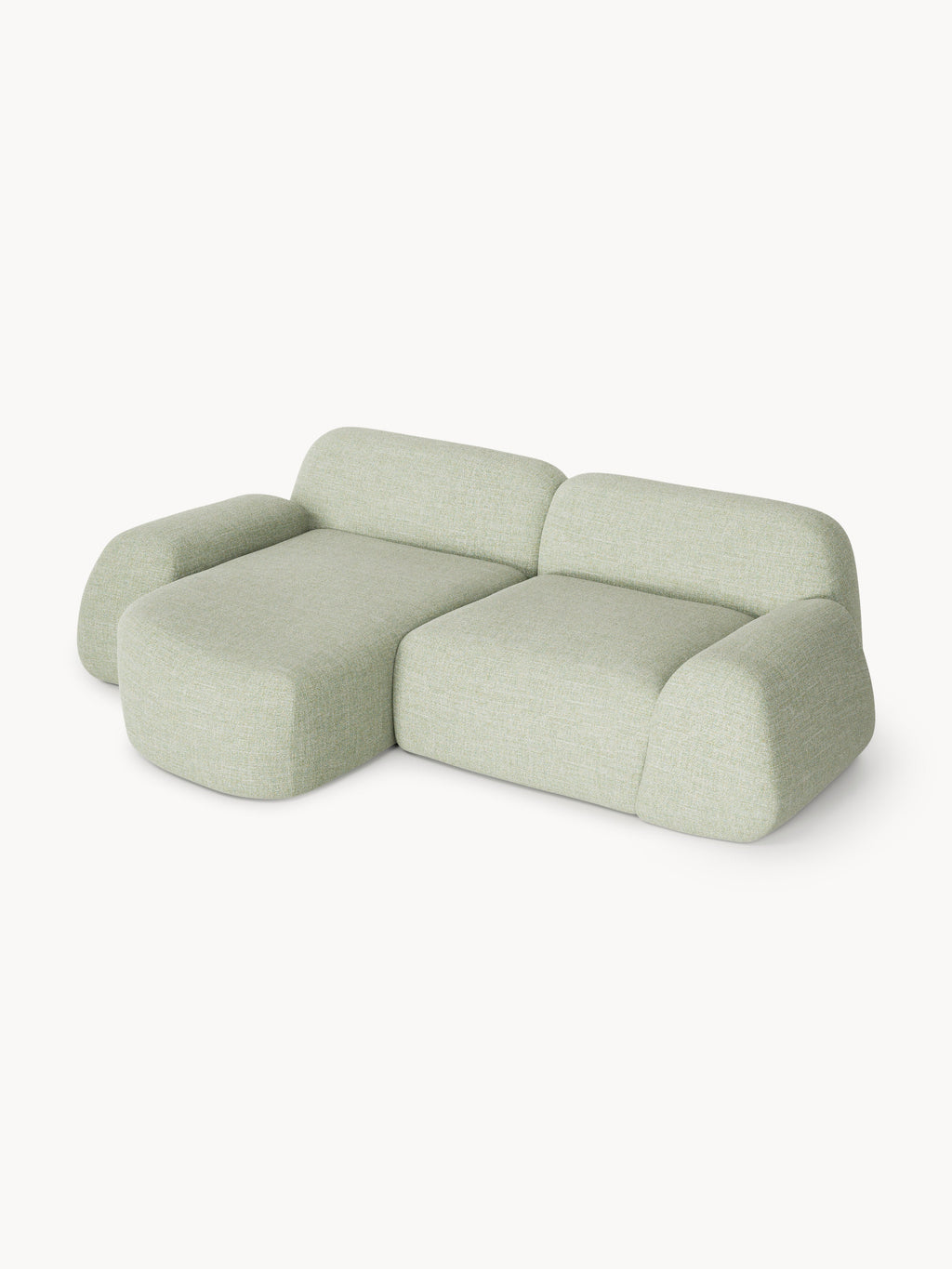 Wolke Modular Bouclé Corner Sofa (3-seater)