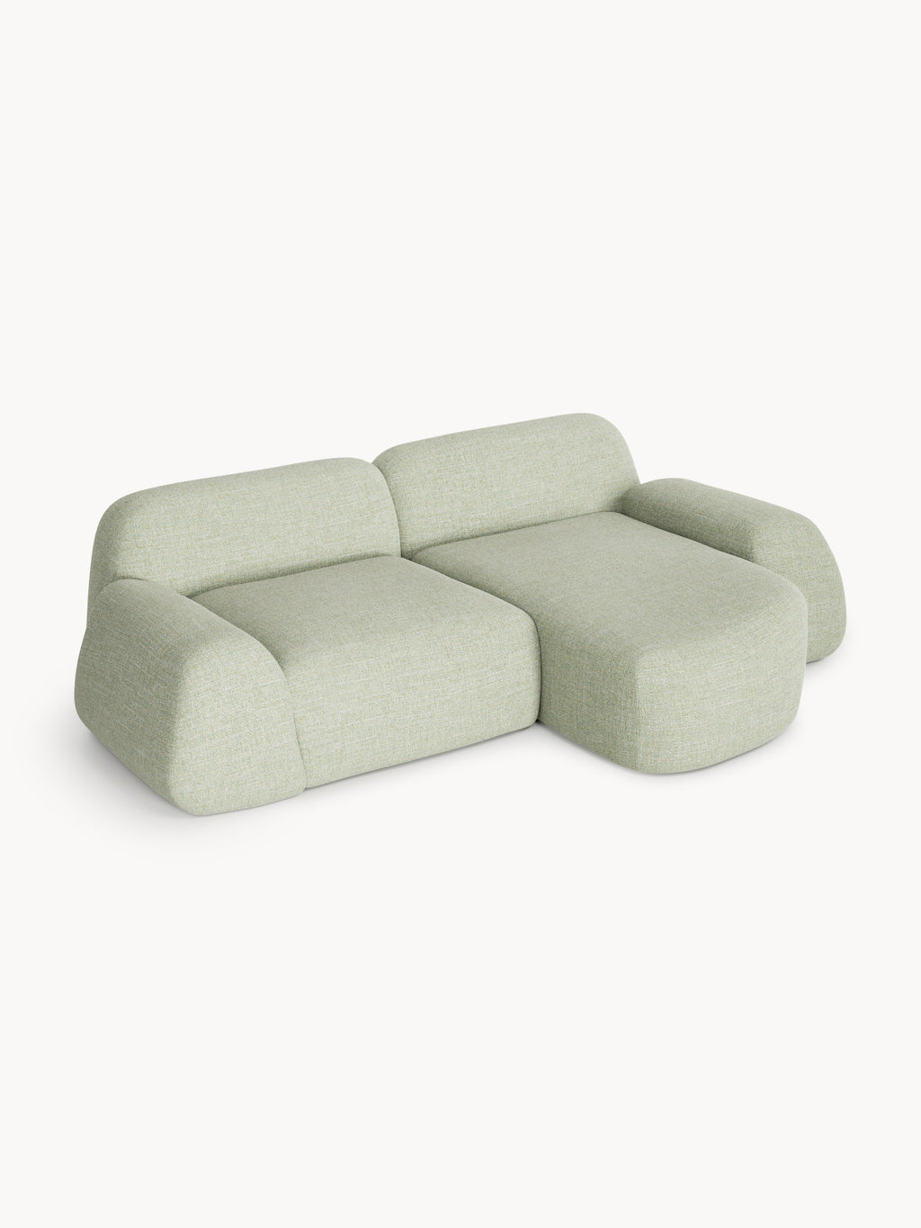 Wolke Modular Bouclé Corner Sofa (3-seater)