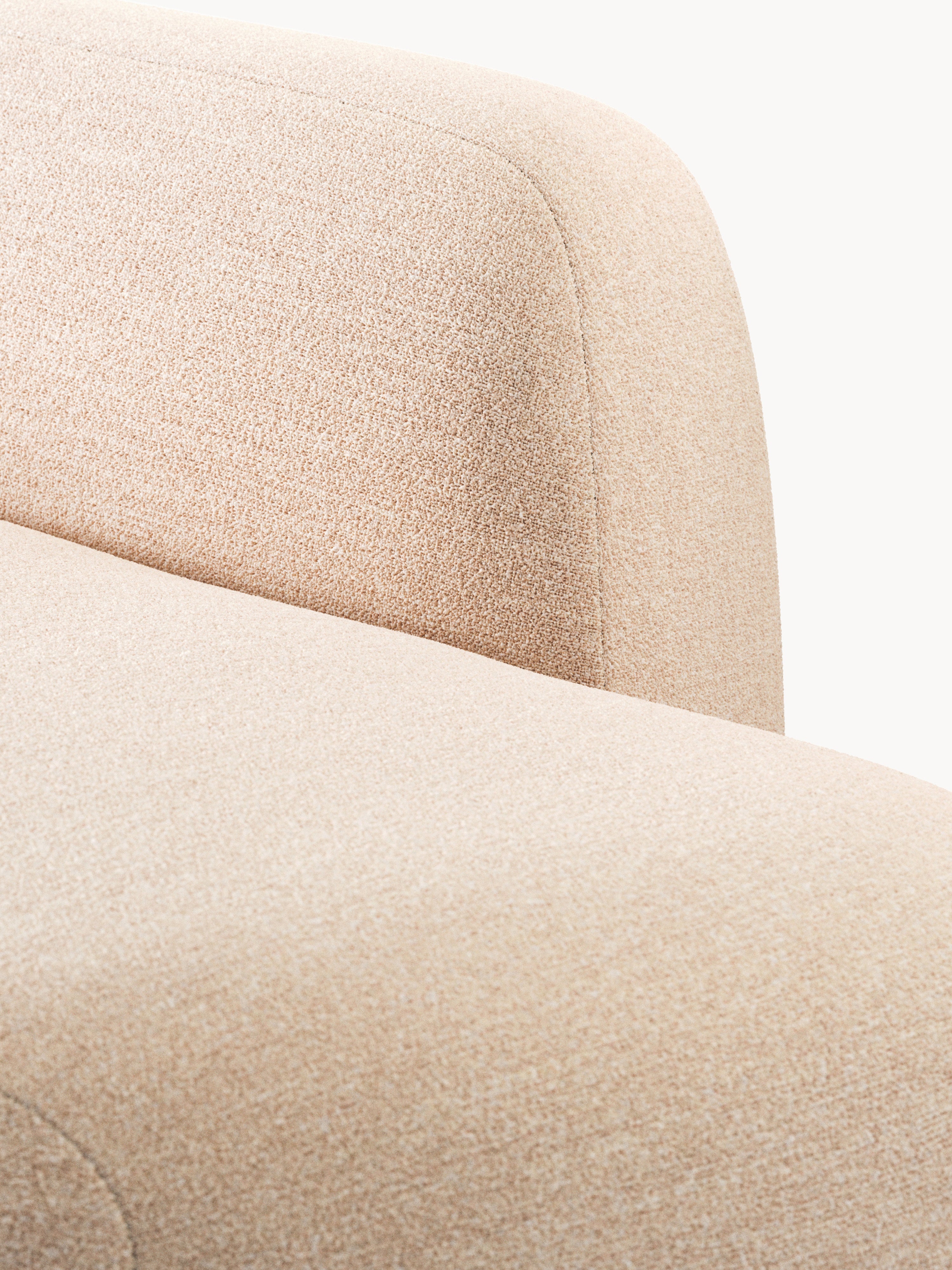 Wolke Modular Bouclé Chaise (3-seater)
