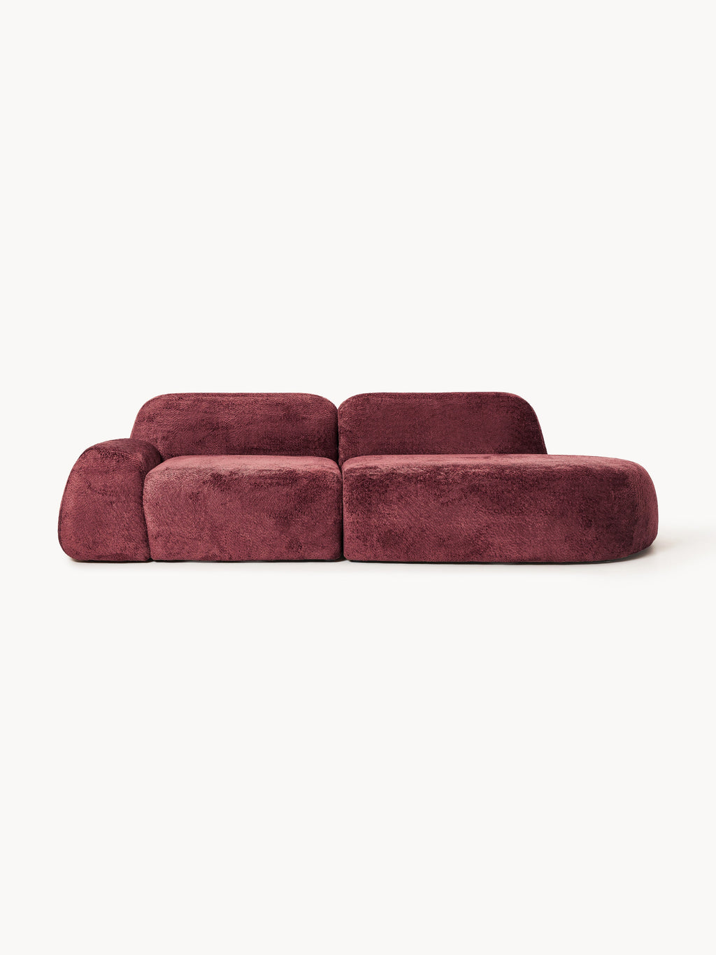 Gallery image 1 - Modular Teddy Bouclé Chaise Wolke (3-seater)