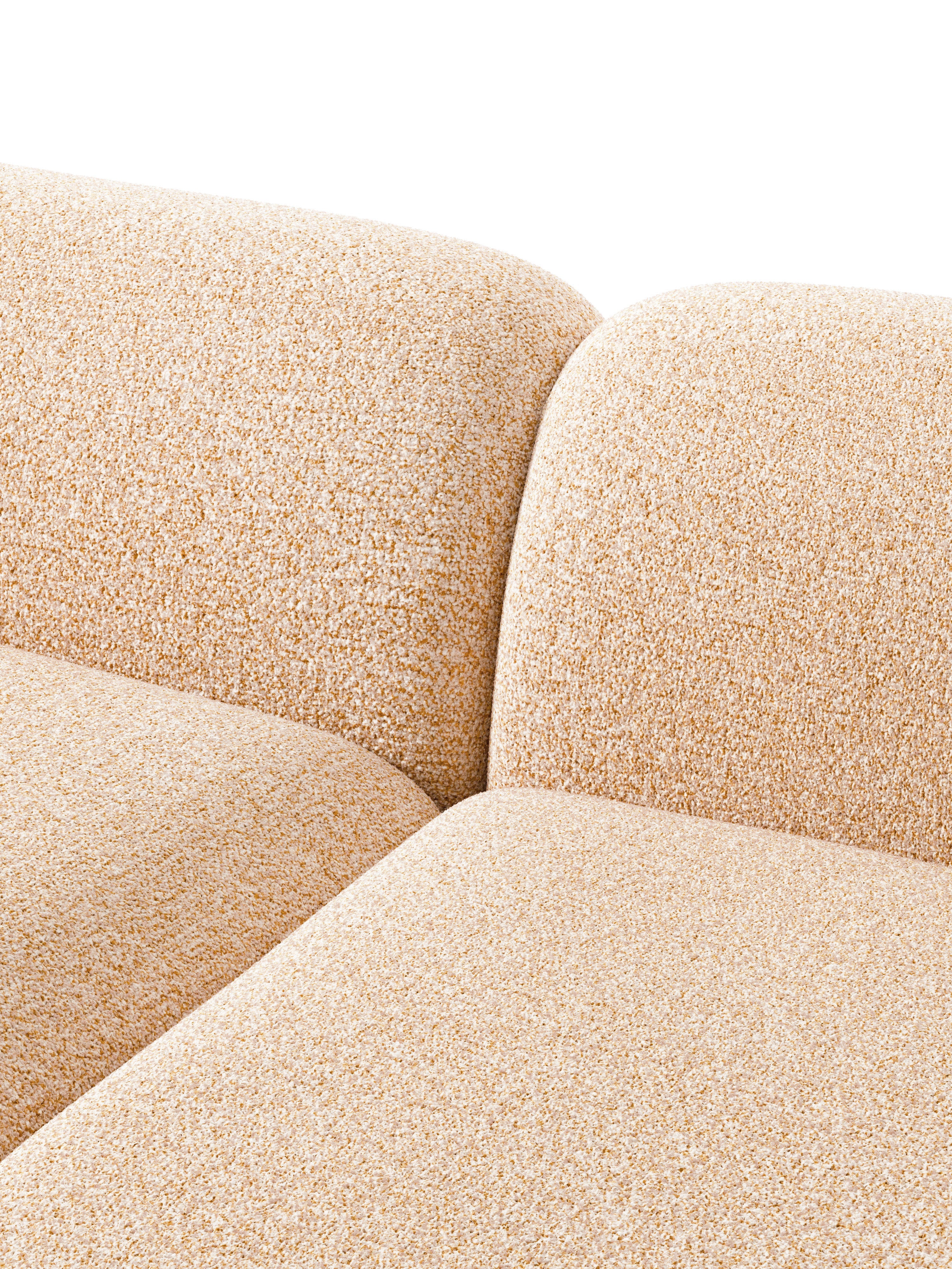 Wolke XL Modular Bouclé Corner Sofa with Chaise End
