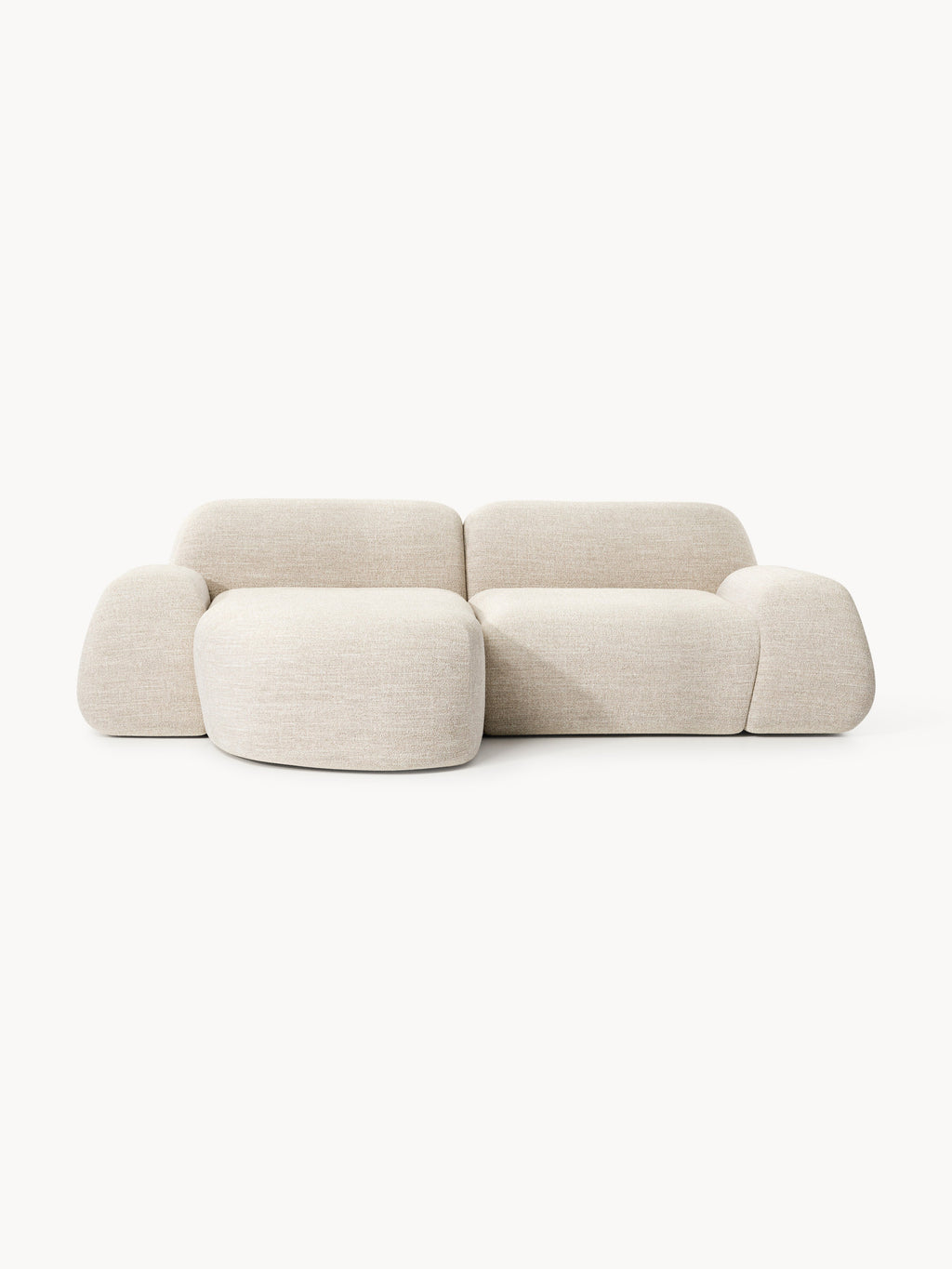 Wolke Modular Bouclé Corner Sofa (3-seater)