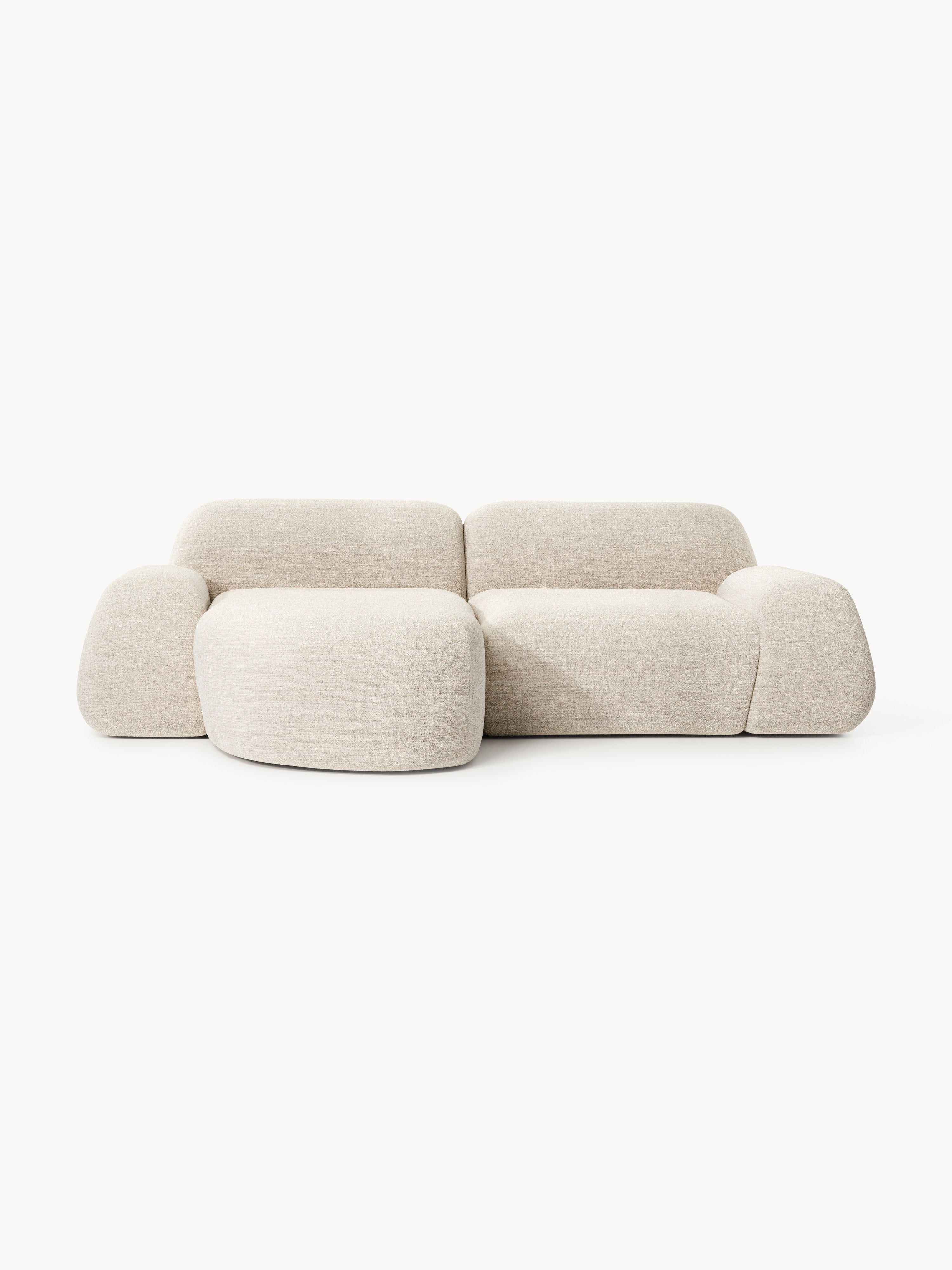 Wolke Modular Bouclé Corner Sofa (3-seater)