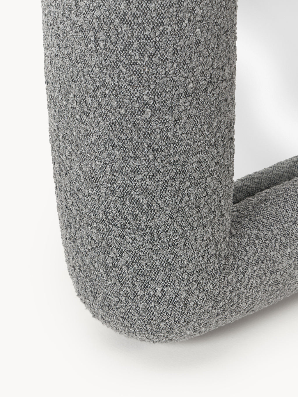 Westwing | Crosby Studios, Leaner Mirror Glace with Bouclé Frame