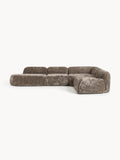 Gallery image 1 - XL Modular Teddy Bouclé Corner Sofa Wolke with Chaise End