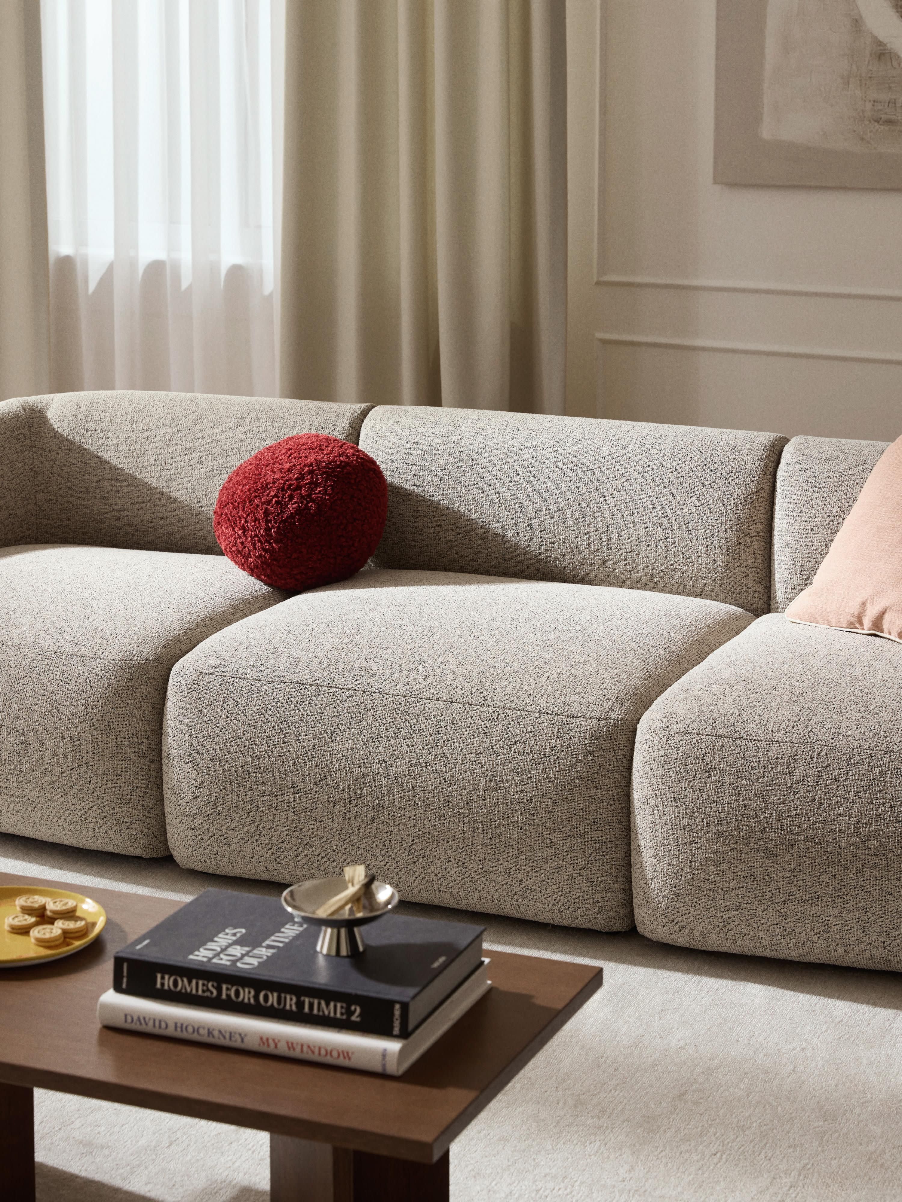 Sofia Modular Bouclé Sofa (4-seater)