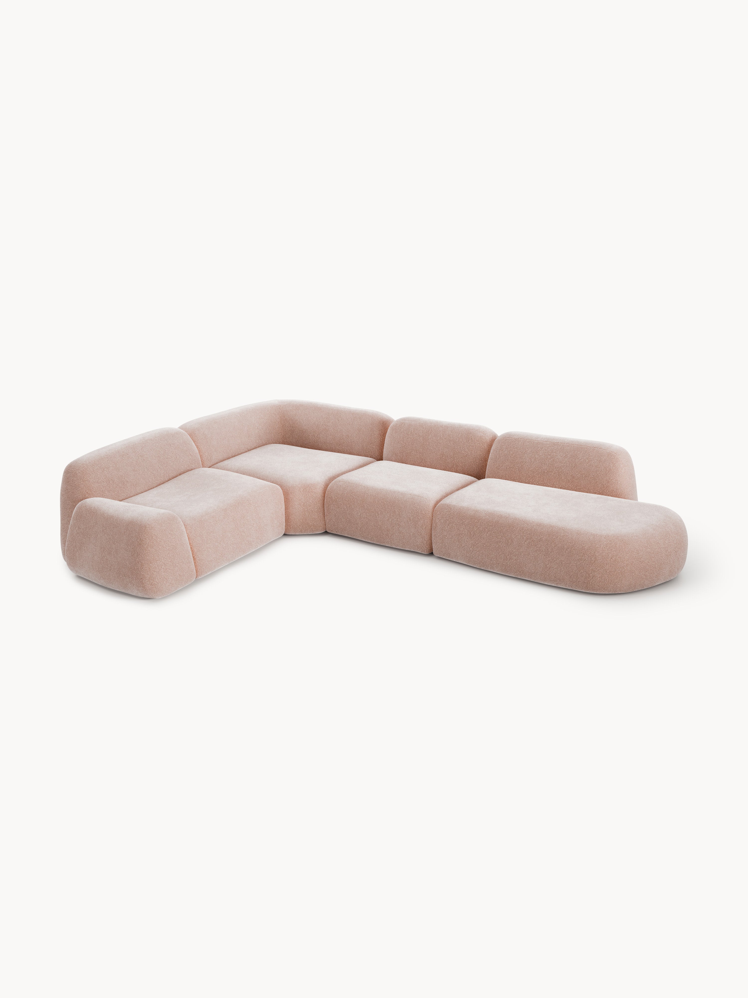 Wolke XL Modular Corner Sofa with Chaise End