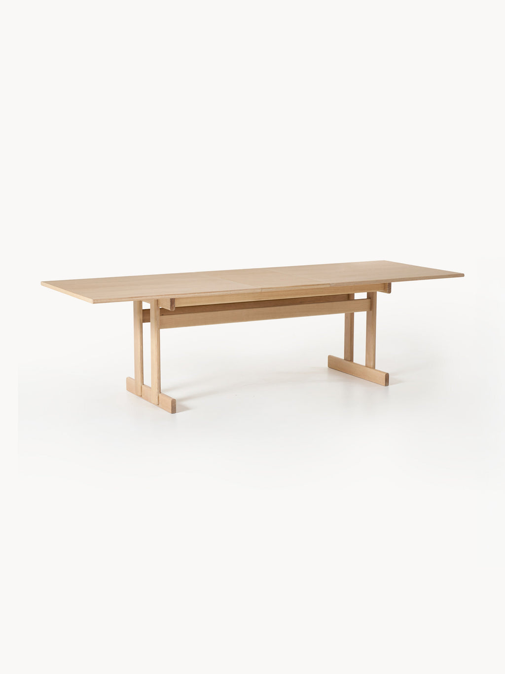 Brynn Extendable Oak Wood Dining Table, in various sizes