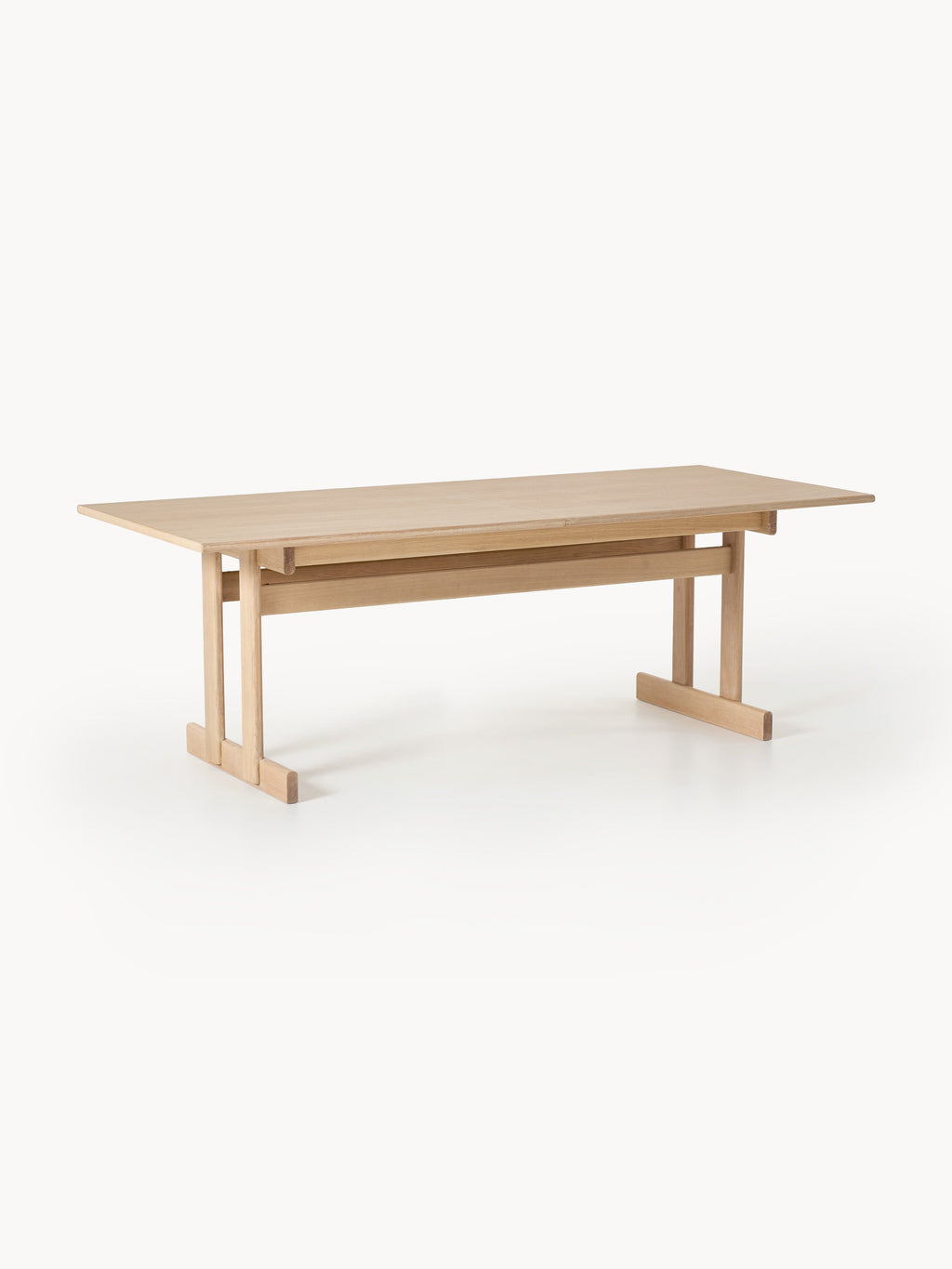 Brynn Extendable Oak Wood Dining Table, in various sizes
