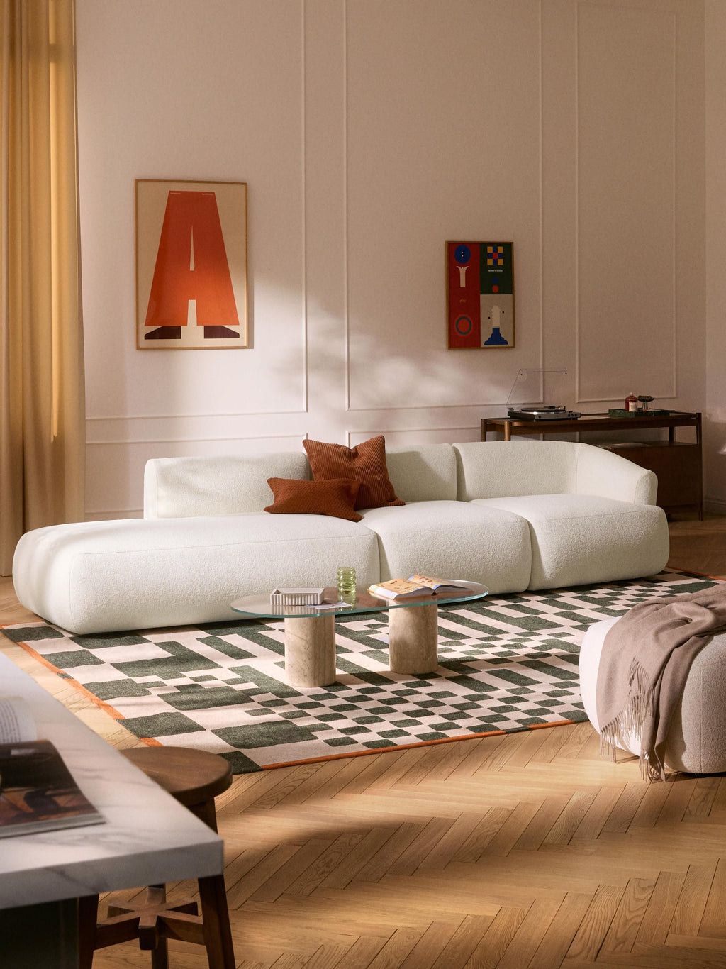 Sofia Bouclé Chaise Module