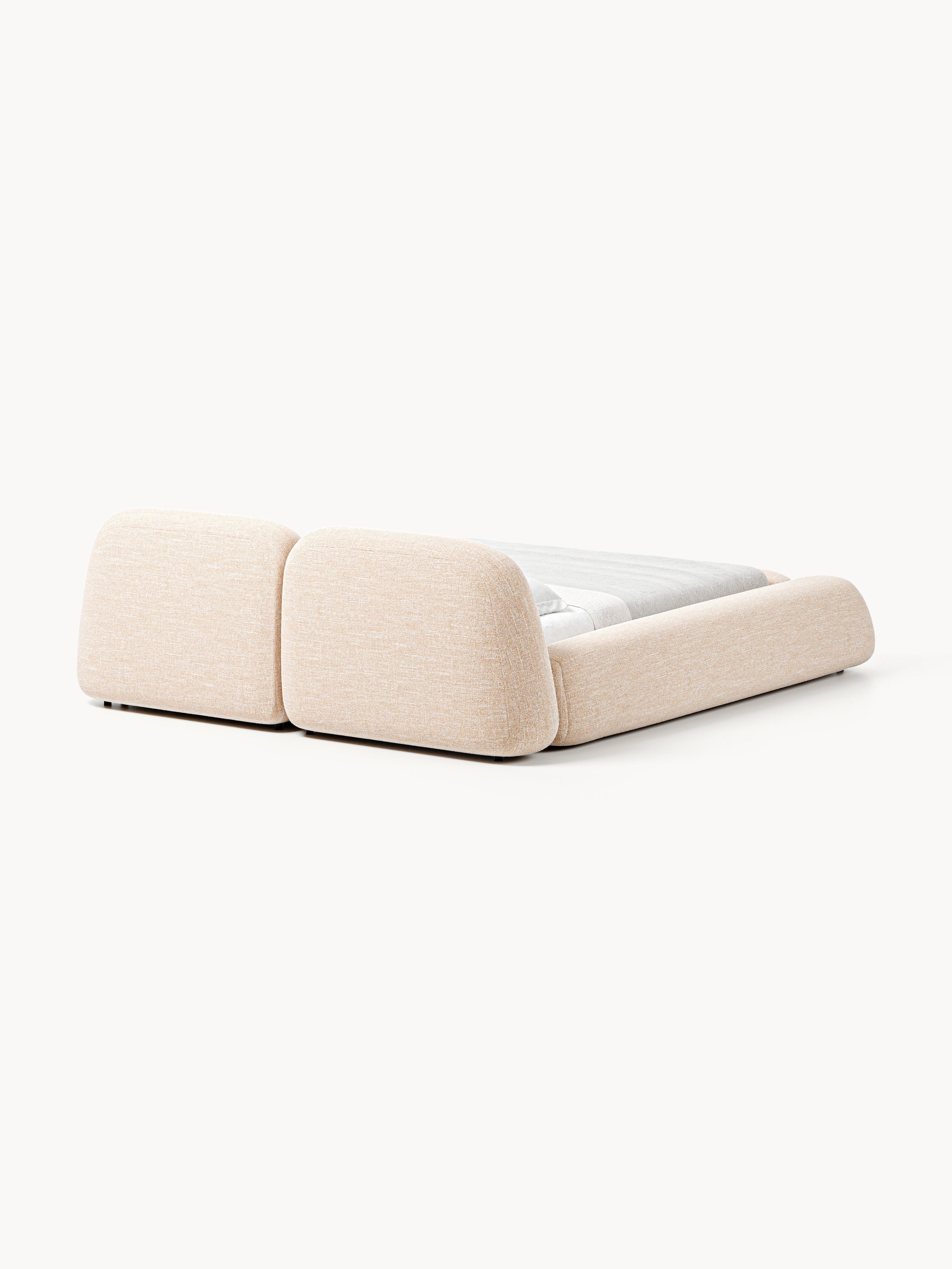 Wolke Upholstered Bouclé Bed with Storage