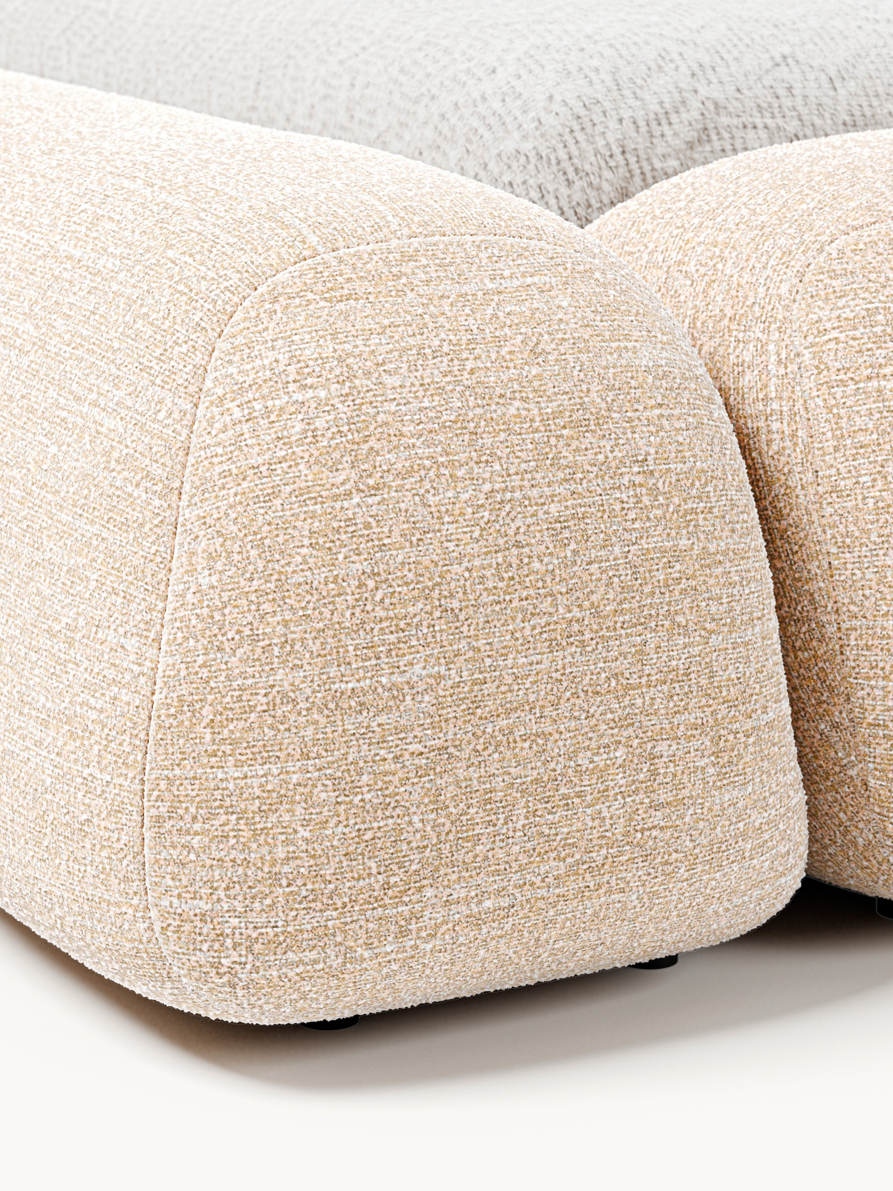 Wolke Upholstered Bouclé Bed with Storage