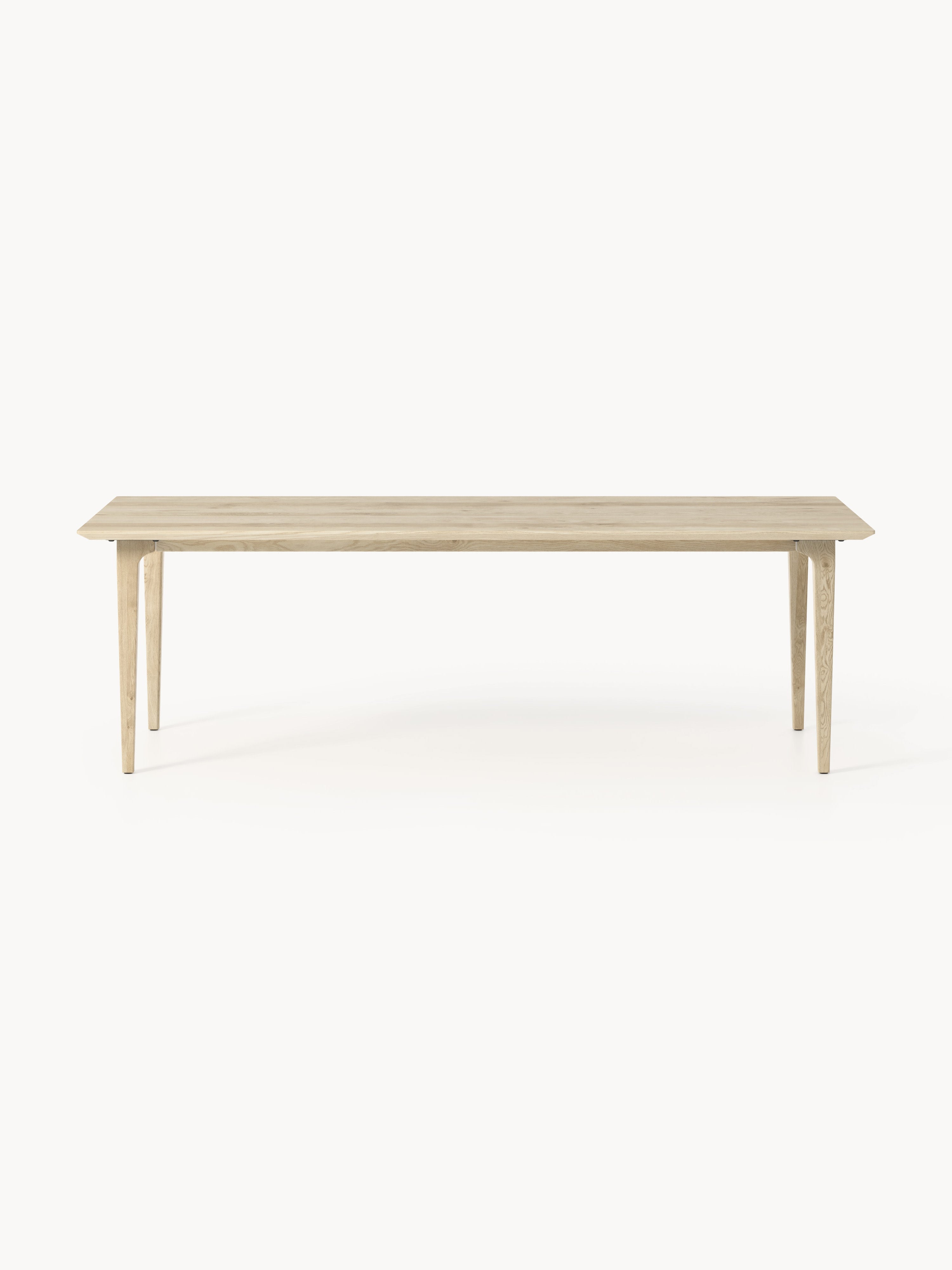 Archie Oak Wood Dining Table, in various sizes