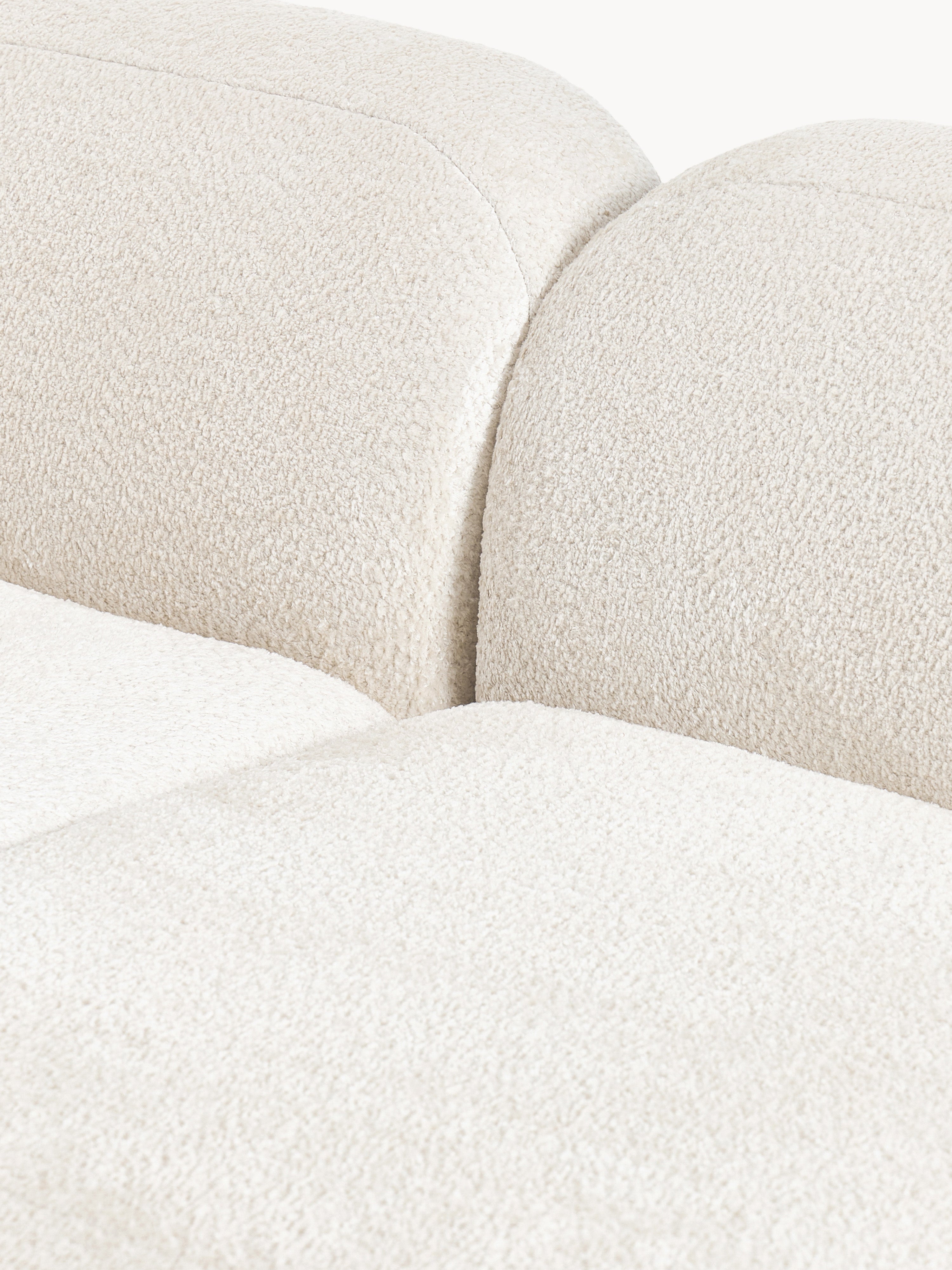 Wolke Modular Teddy Bouclé Corner Sofa (4-seater) with Chaise End