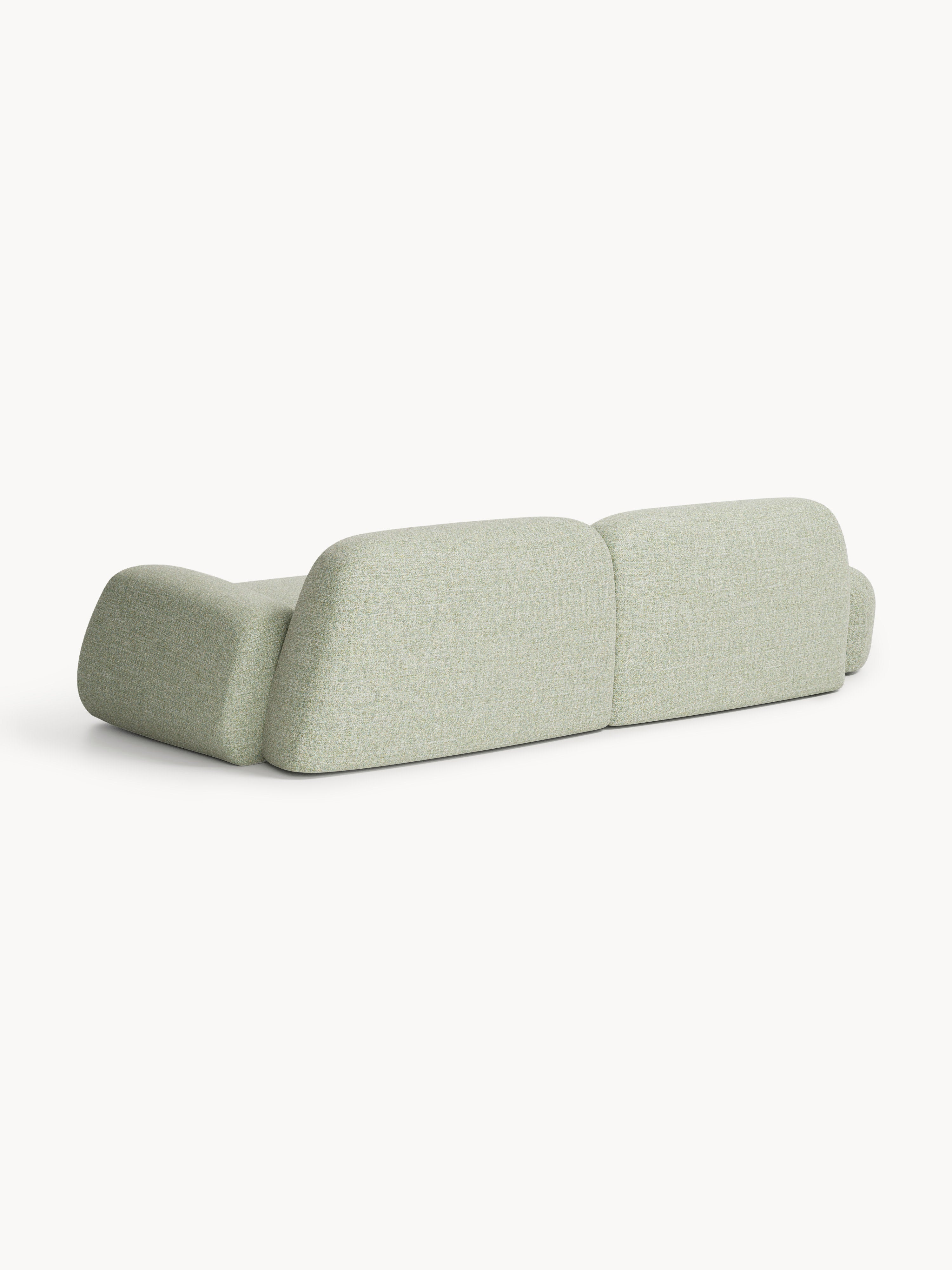 Wolke Modular Bouclé Chaise (3-seater)