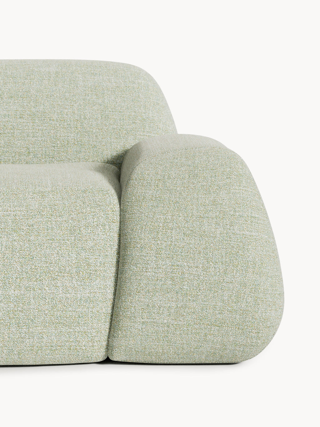 Wolke Modular Bouclé Chaise (3-seater)