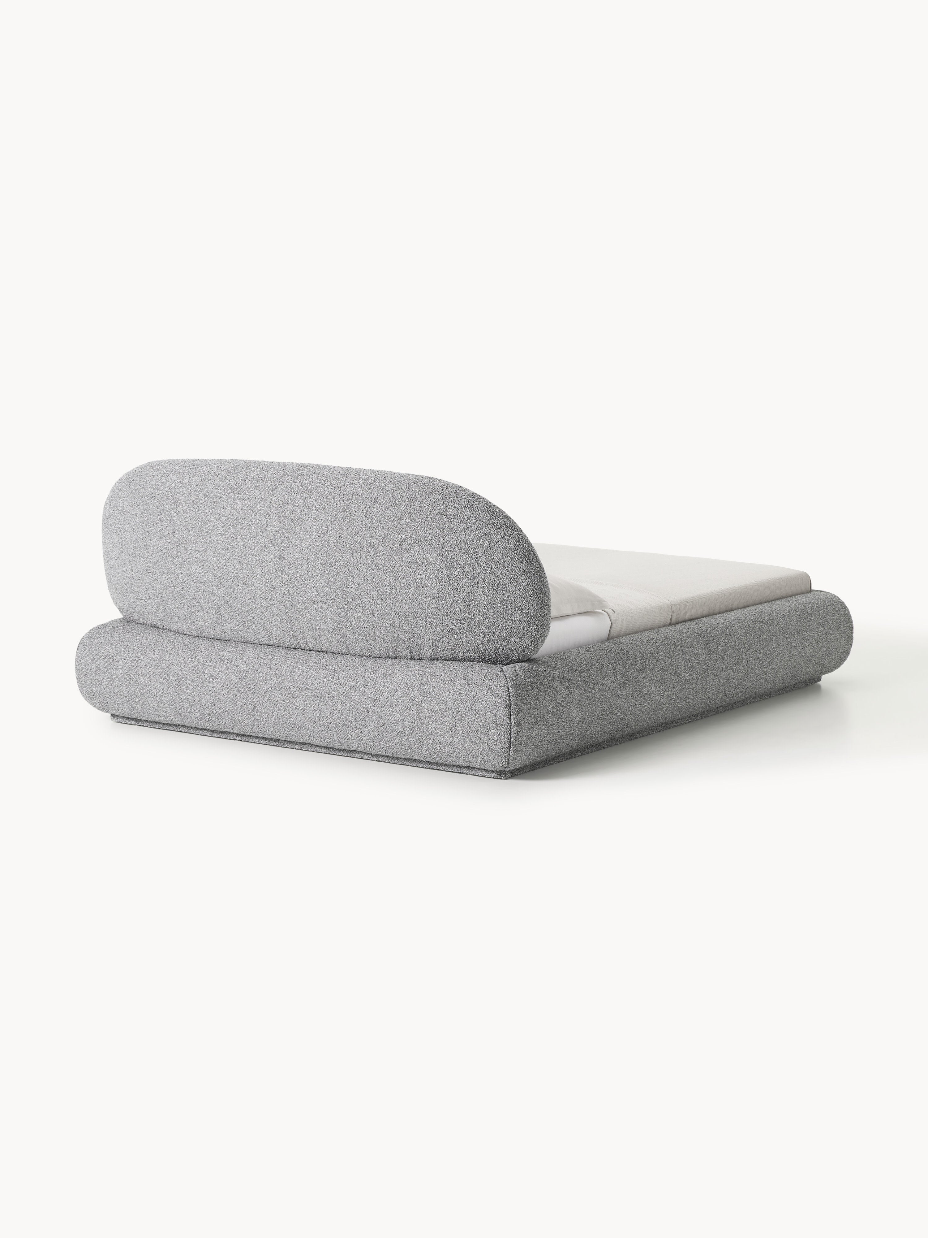 Alba Upholstered Bouclé Bed