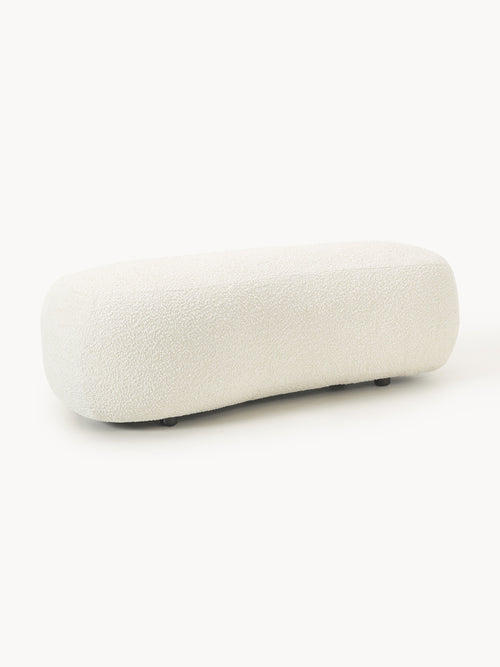 Gallery image 1 - Bouclé XL Ottoman Alba