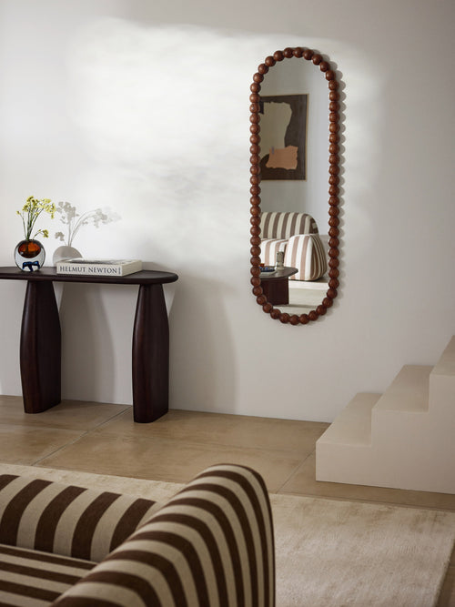 Ayu Full-Length Wall Mirror with Acacia Wood Frame