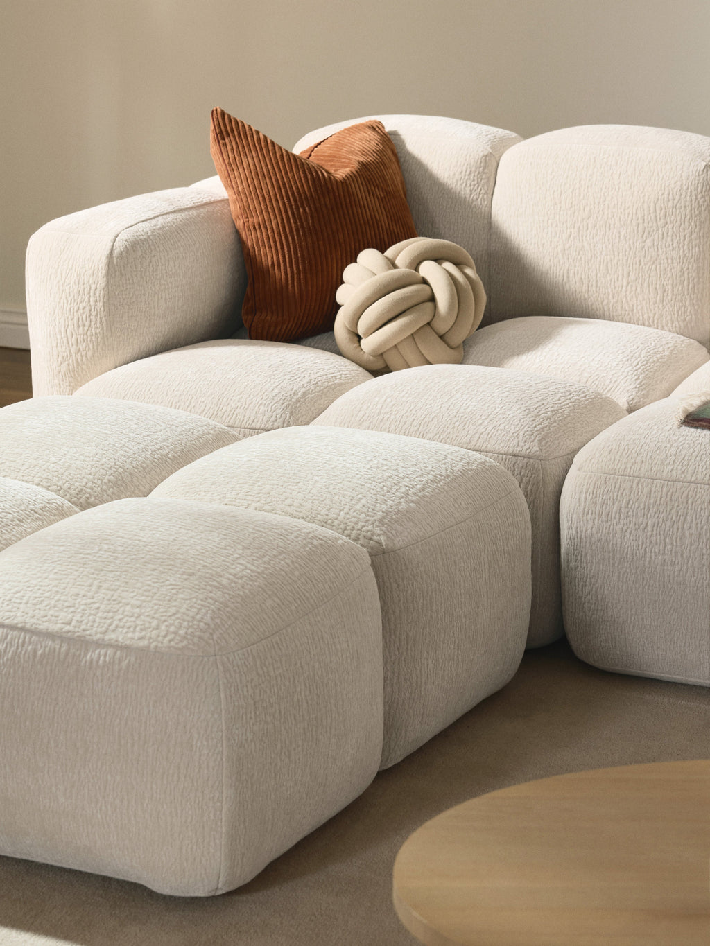 Tayla Modular Sofa (2-seater) with Ottoman (left/right)