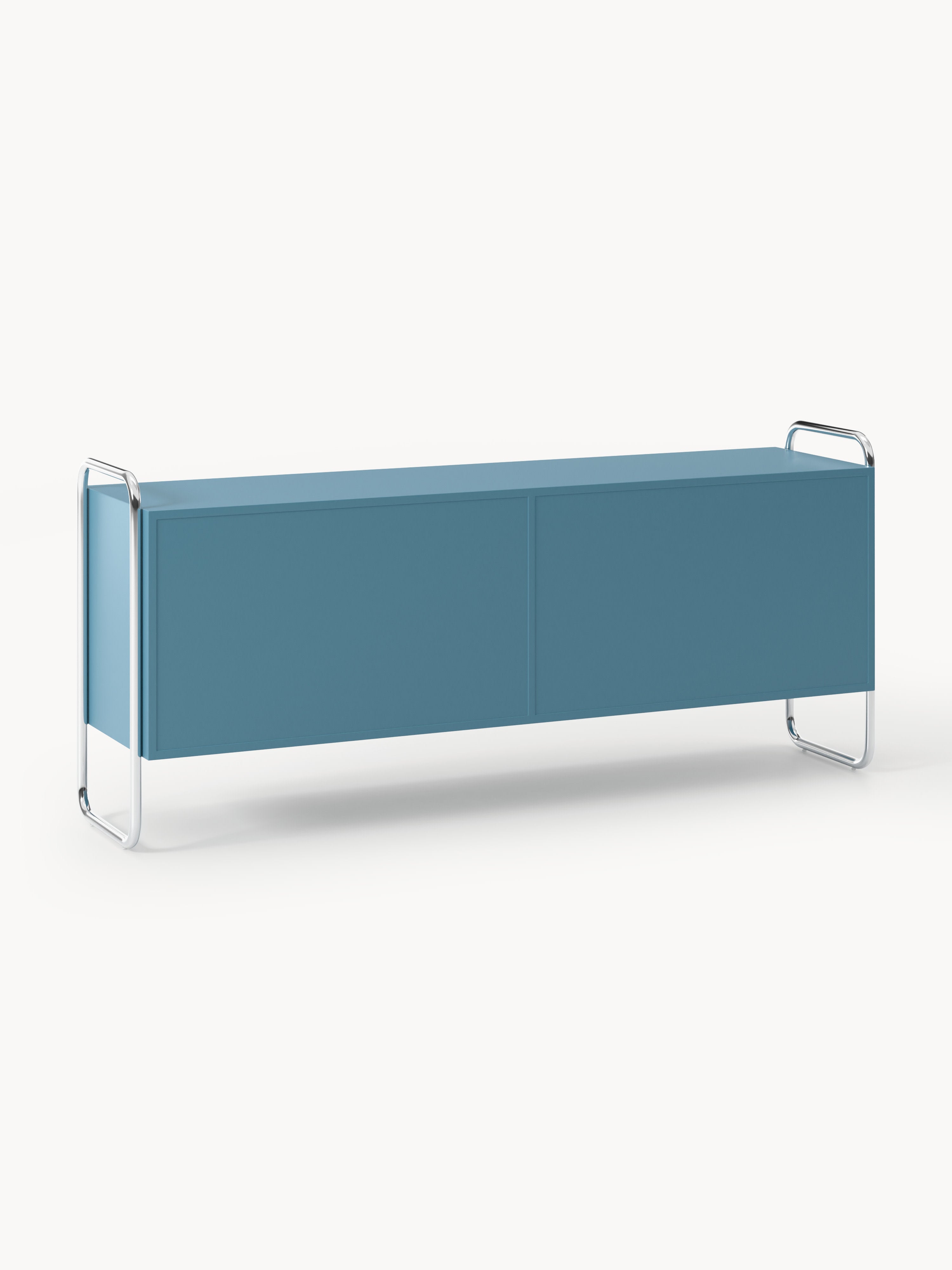 Robyn Metal Sideboard with Glass Front
