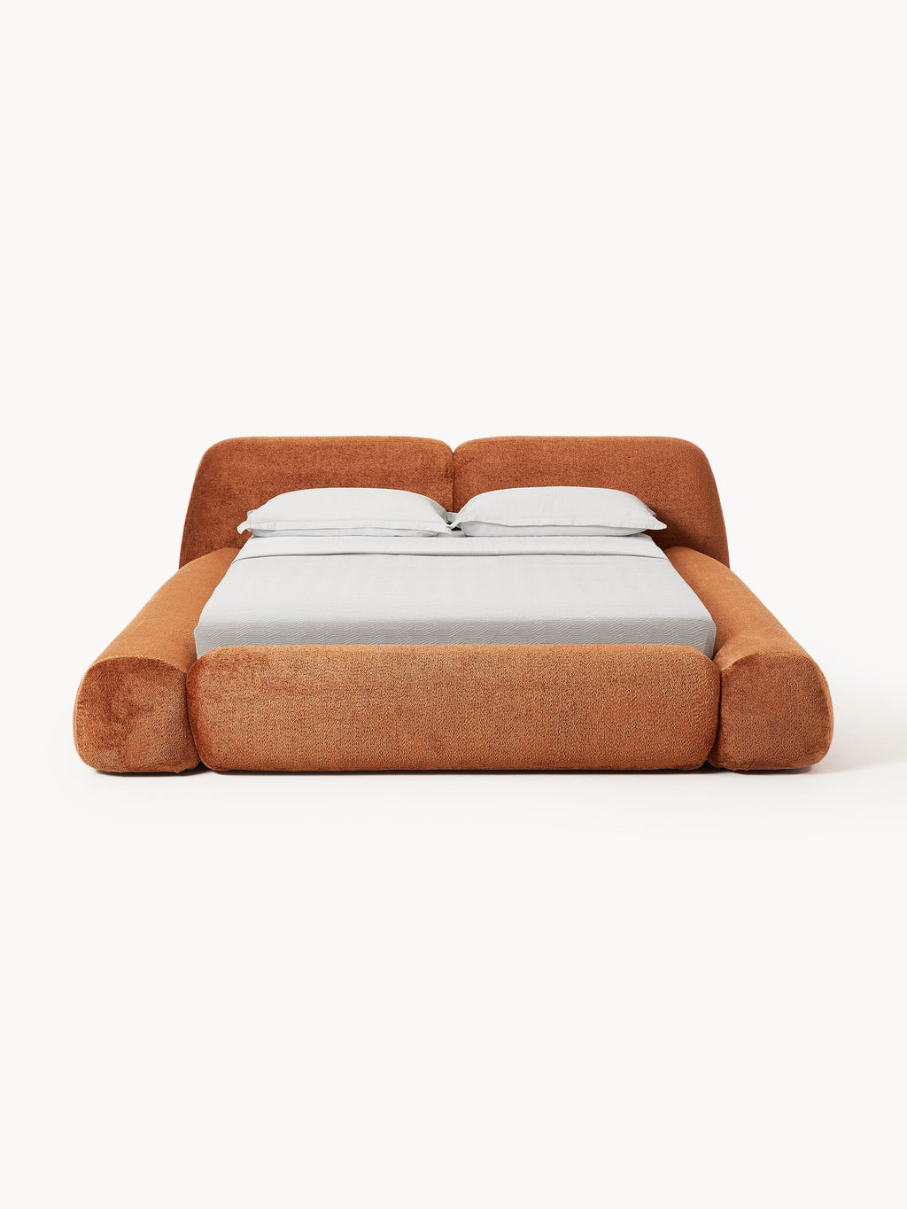 Wolke Upholstered Teddy Bouclé Bed